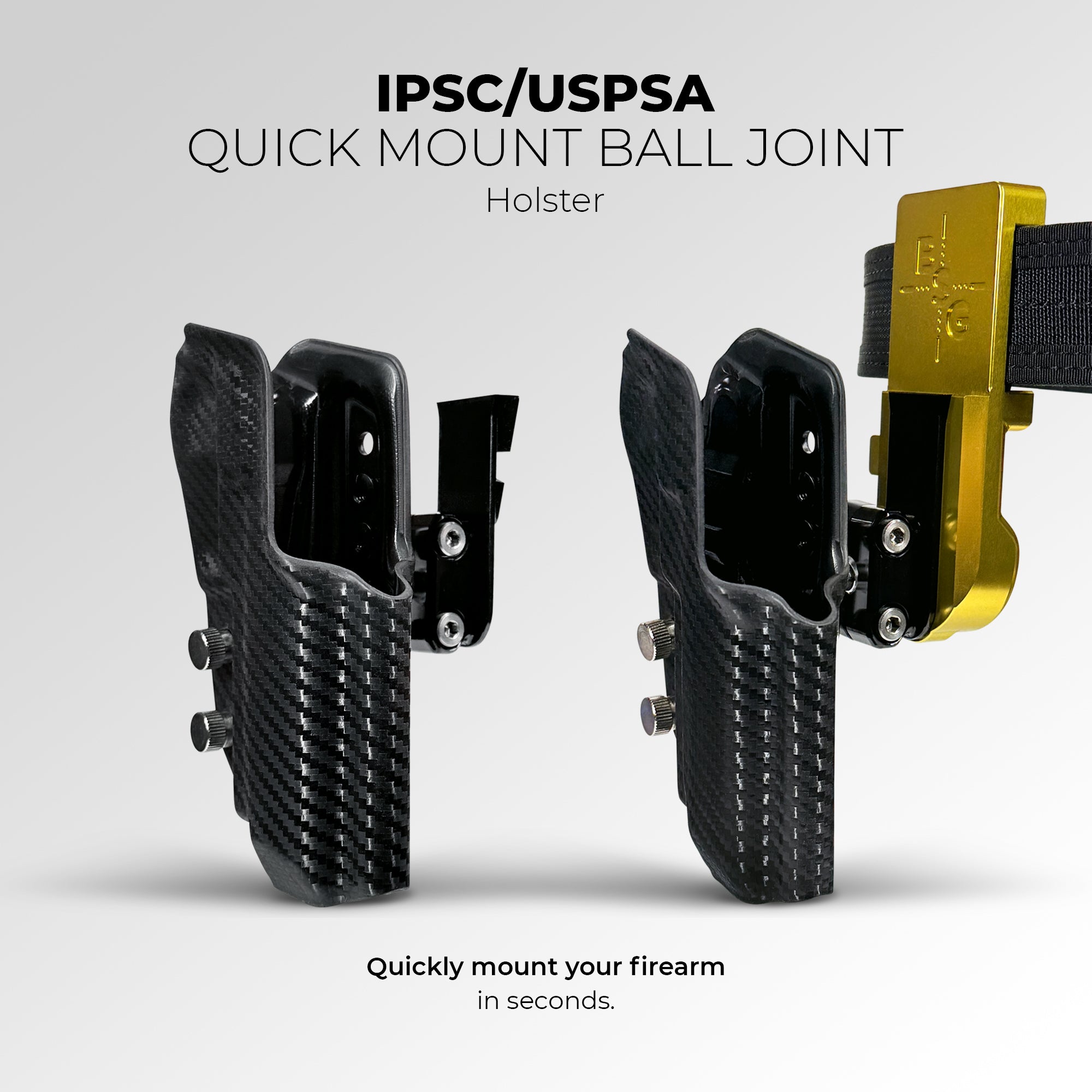 IPSC/USPA Quick Mount Ball Joint Holster Product Highlight 1