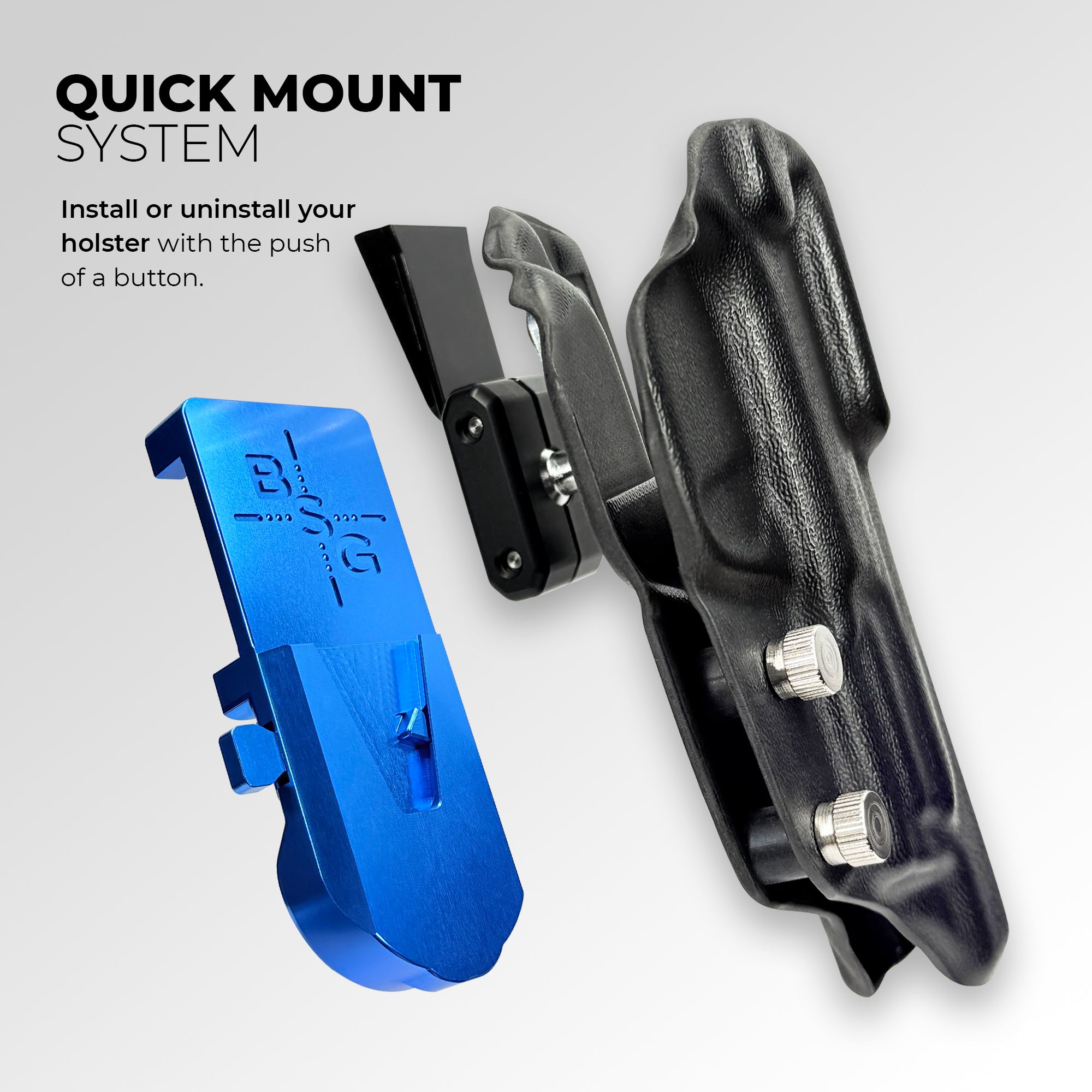 Quick Mount IPSC/USPSA Ball Joint Belt Attachment