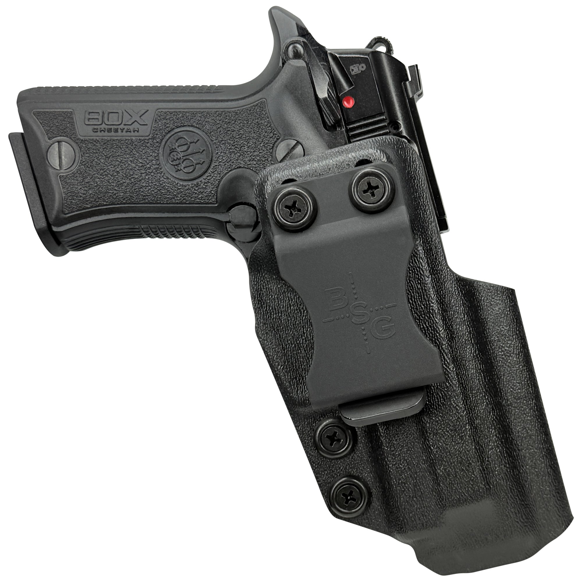 Beretta 80X Cheetah Inside the Waistband Holster in Black - Front