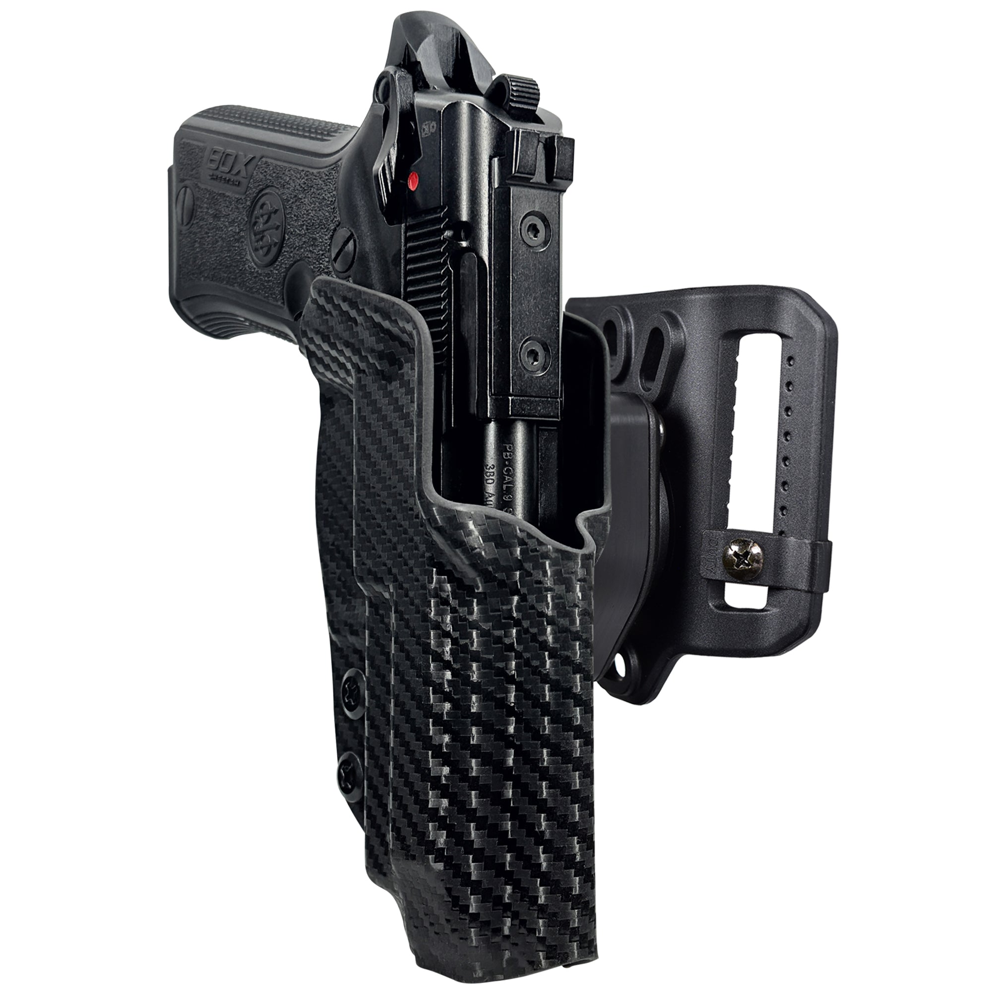 Beretta 80X Cheetah Quick Release Belt Loop Holster in Carbon Fiber