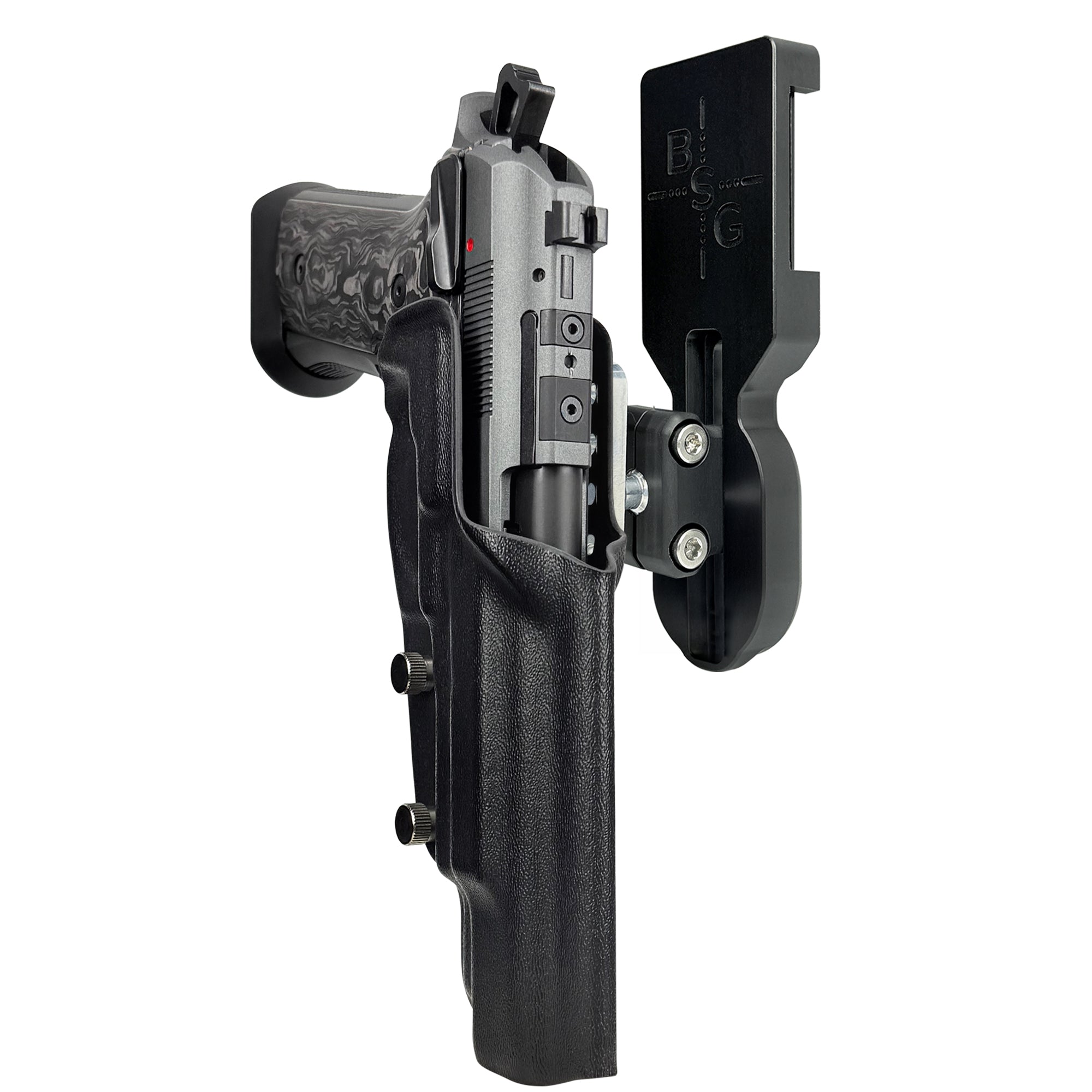 Beretta 92XI SAO Gara/Corsa Pro Ball Joint Competition Holster in Black