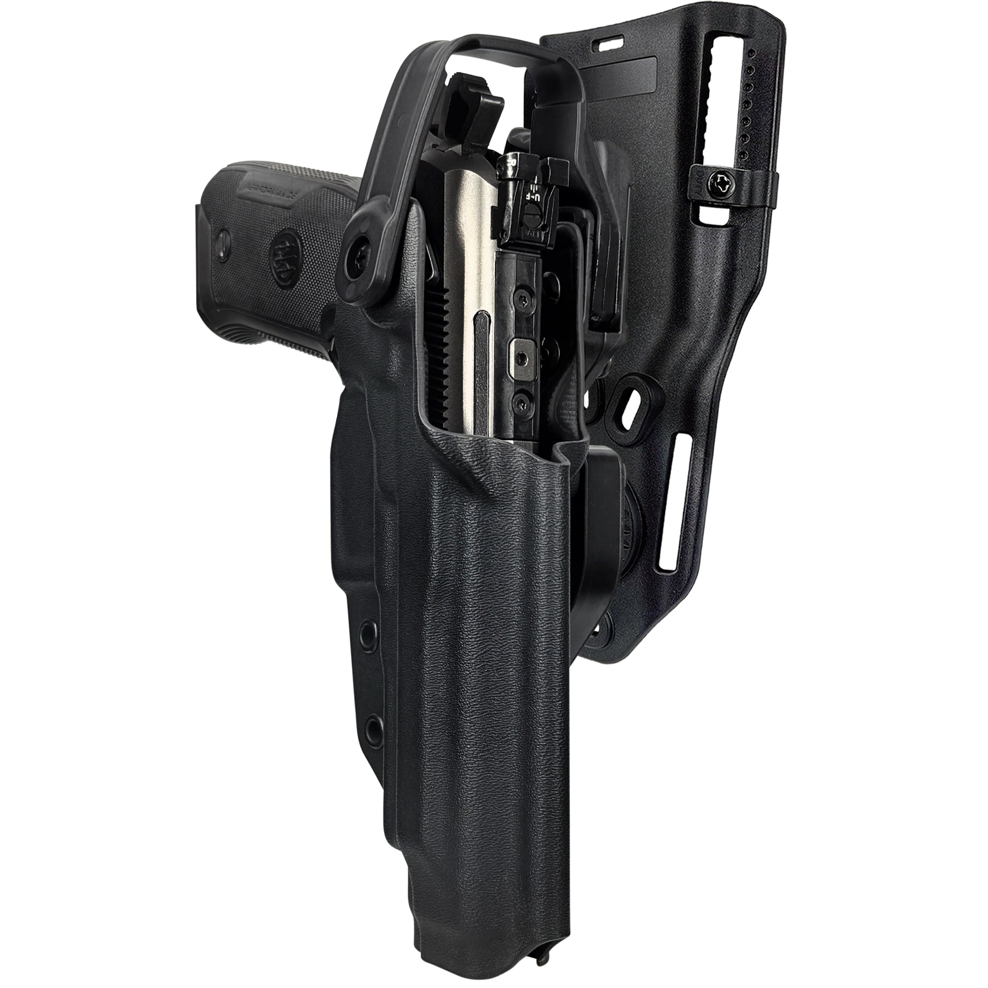 Level II Duty Drop and Offset Holster for Beretta 94X Performance in Black