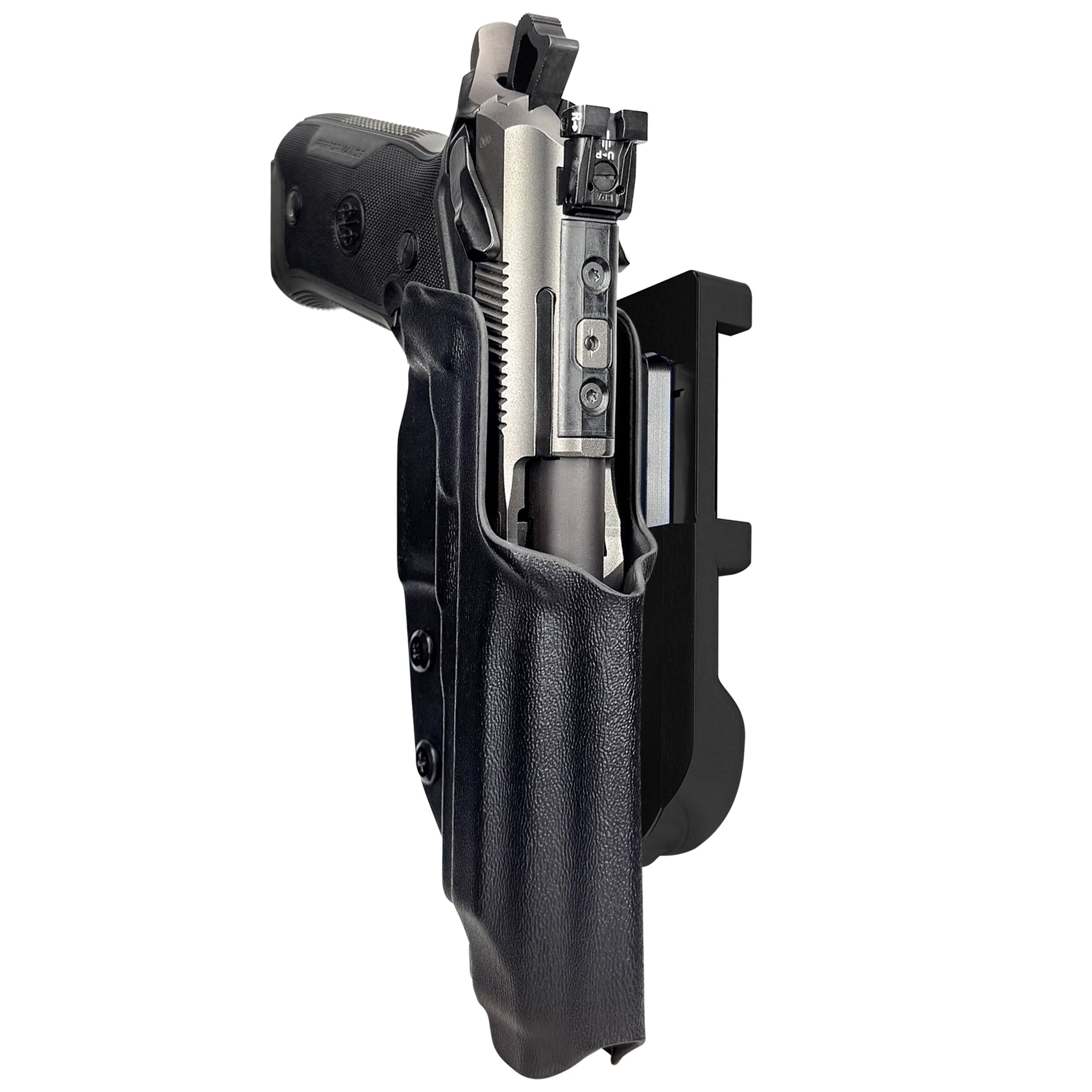 Beretta 94X Performance IDPA Quick Mount Holster with Black Belt Attachment, Black Holster Shell
