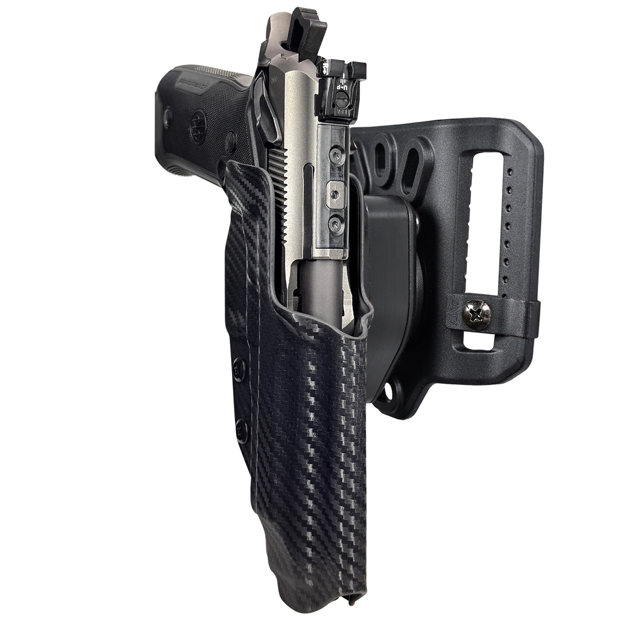 Beretta 94X Performance Quick Release Belt Loop Holster in Carbon Fiber