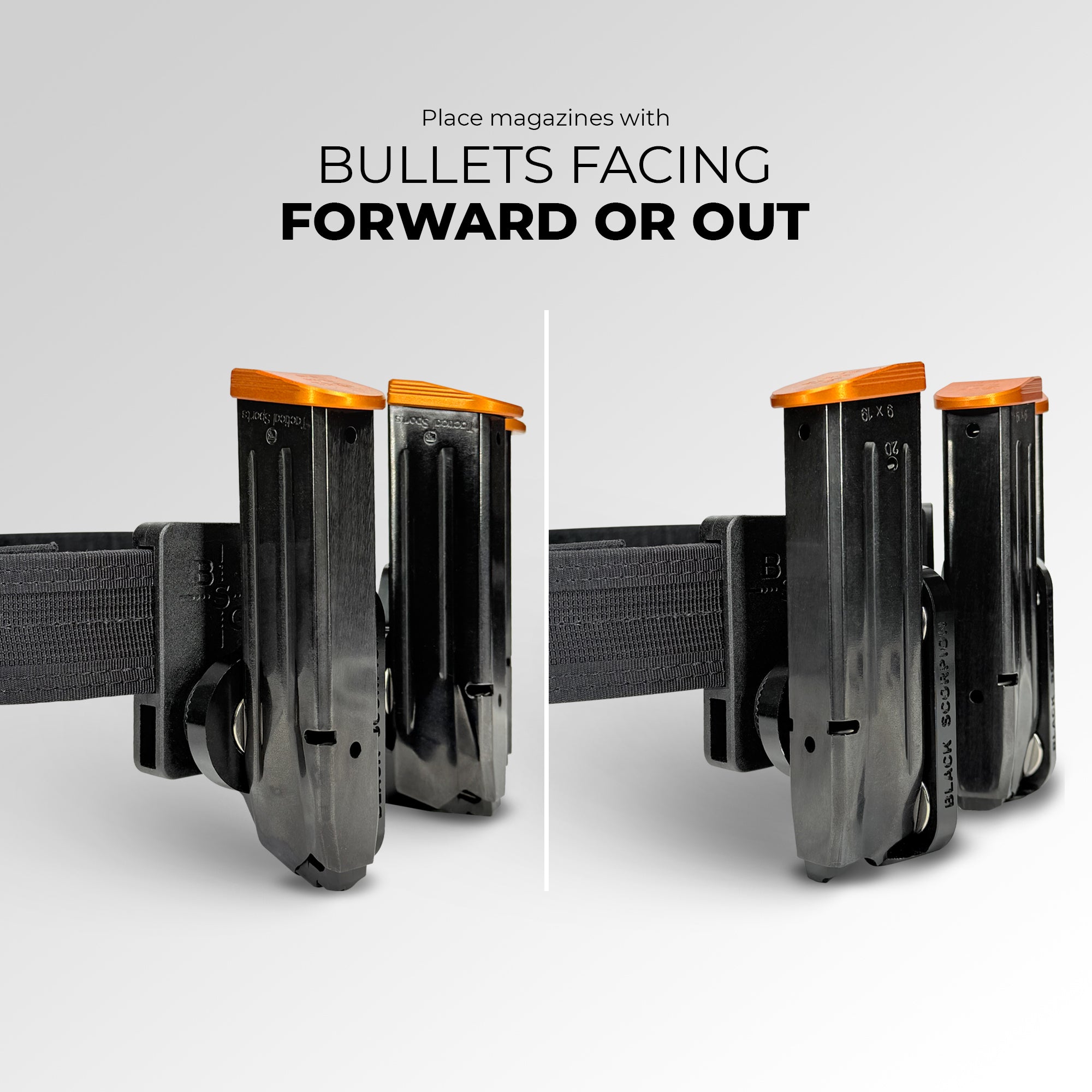 Triple Magnet Universal Magazine Pouch