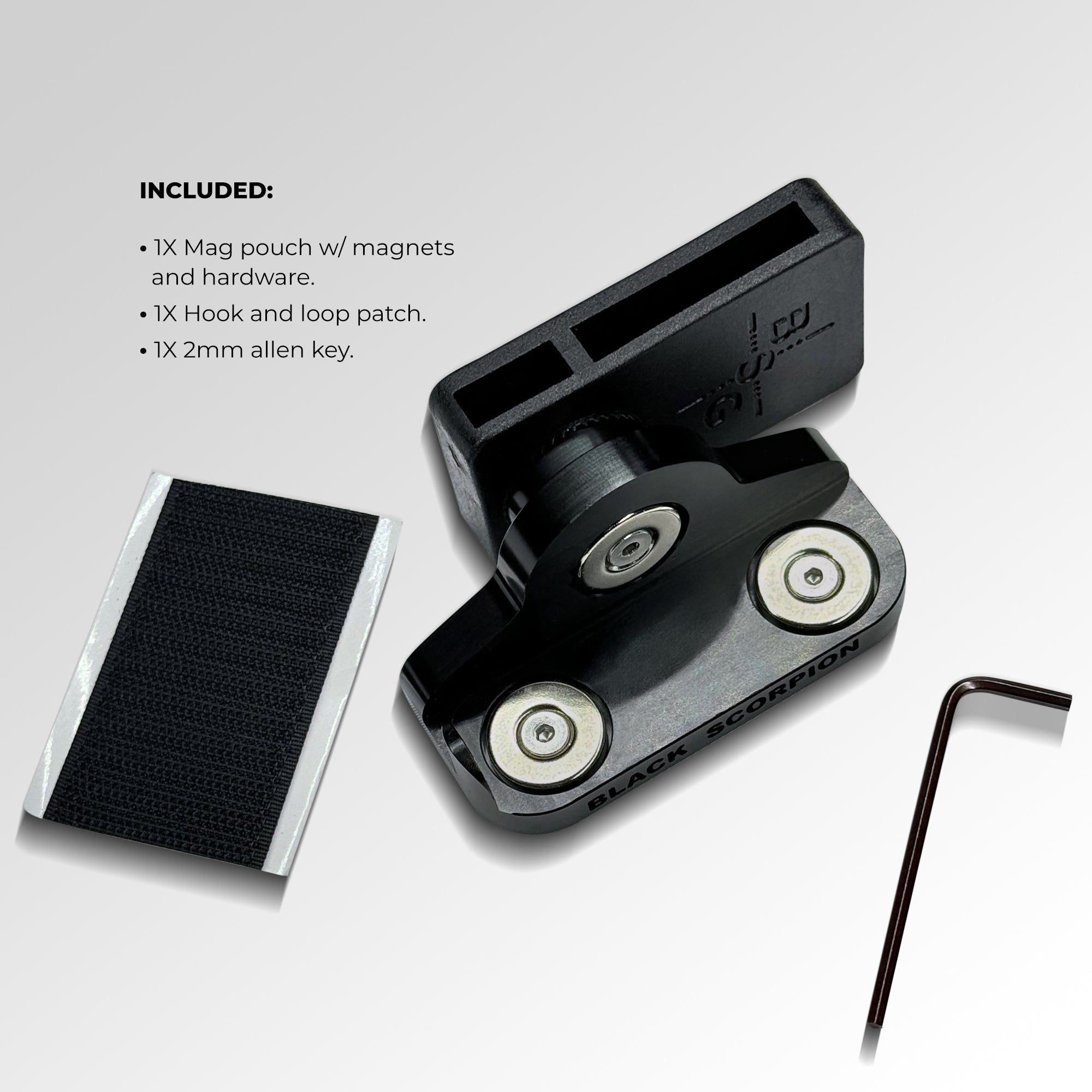 Triple Magnet Universal Magazine Pouch