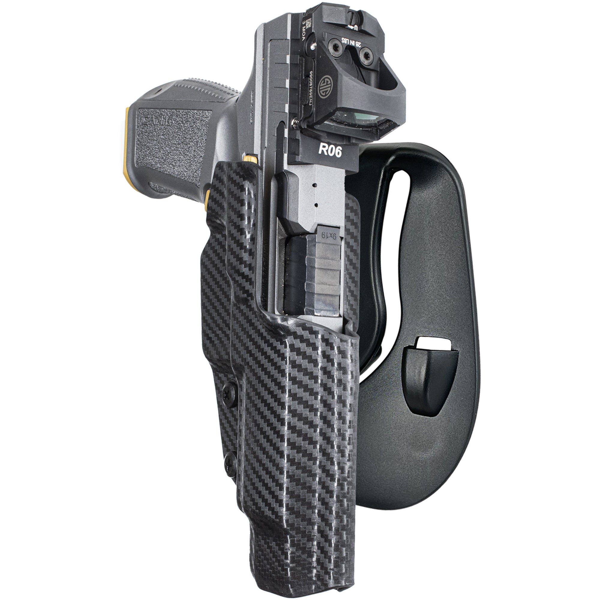 Canik SFx Rival w/ Align Tactical Thumb Rest OWB Paddle Holster