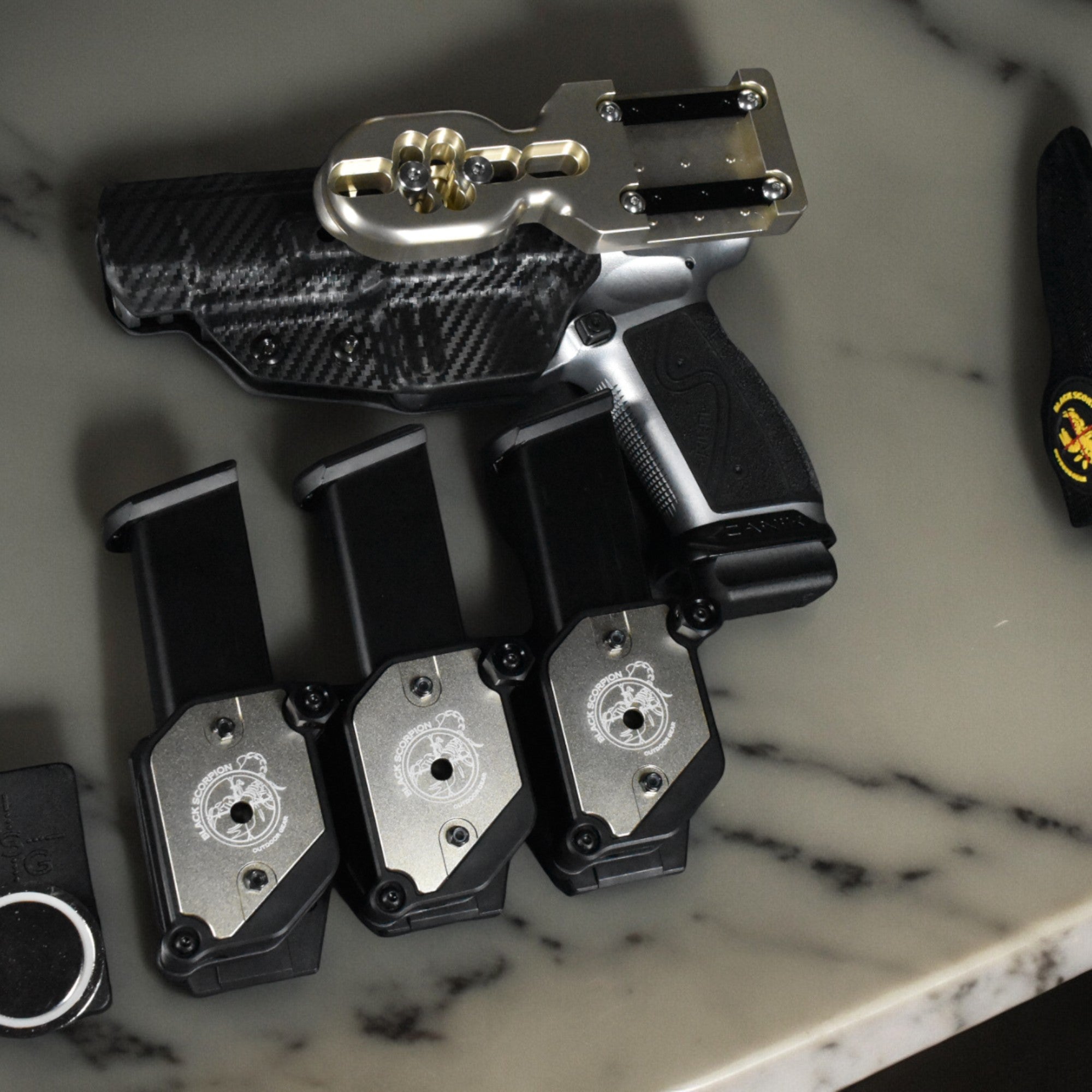 Glock 17, 22, 44, 45 w/ Streamlight TLR-1 HL Champagne Series Limited Edition Competition Rig
