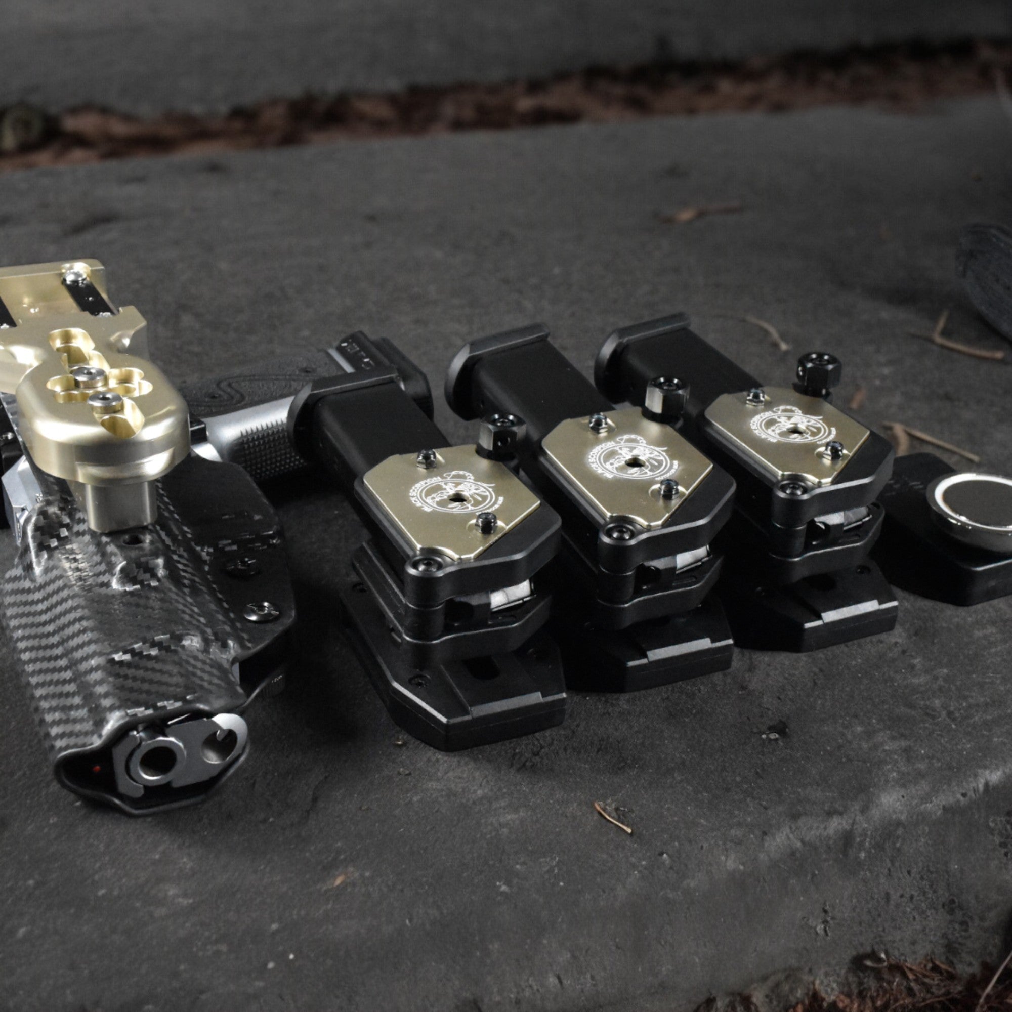 Glock 17, 22, 44, 45 w/ Streamlight TLR-1 HL Champagne Series Limited Edition Competition Rig