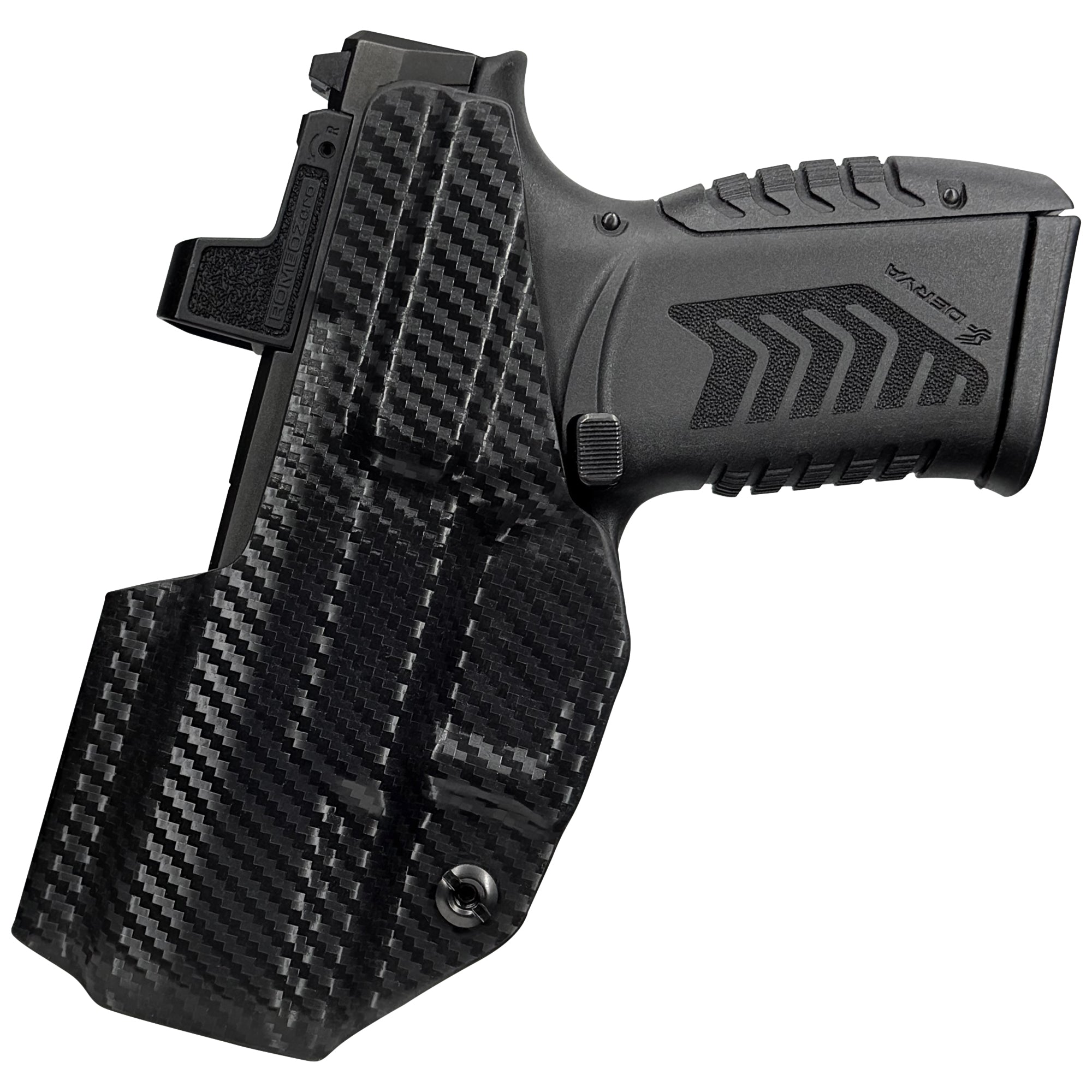 Derya DY9Z Inside the Waistband Holster in Carbon Fiber - Rear