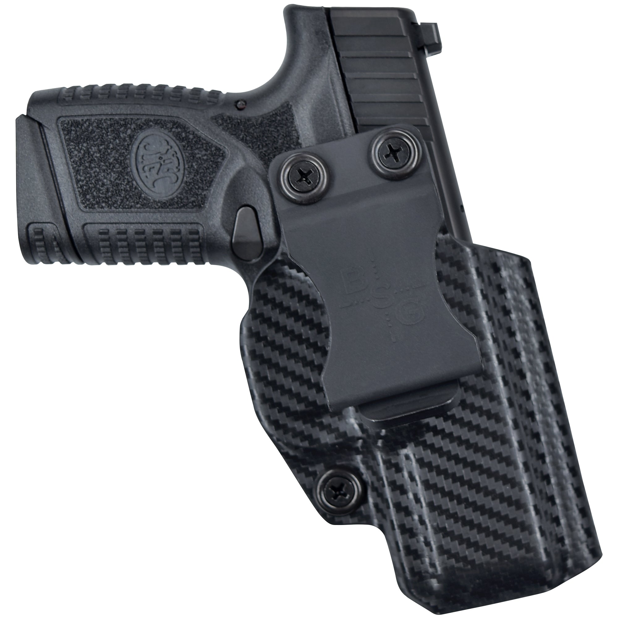 FN Reflex Inside the Waistband Holster in Carbon Fiber - Front