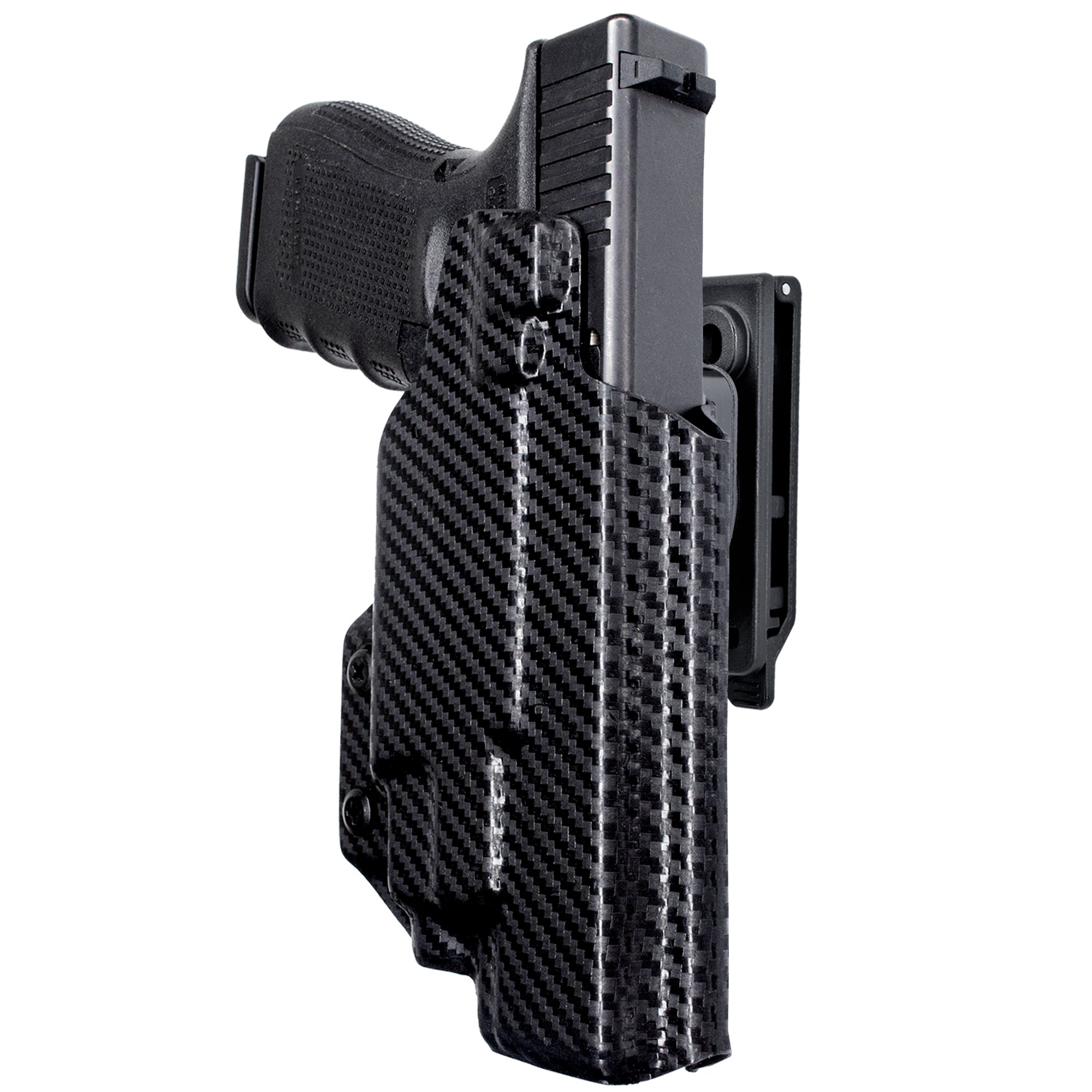OWB Quick Release IDPA Holster in Carbon Fiber