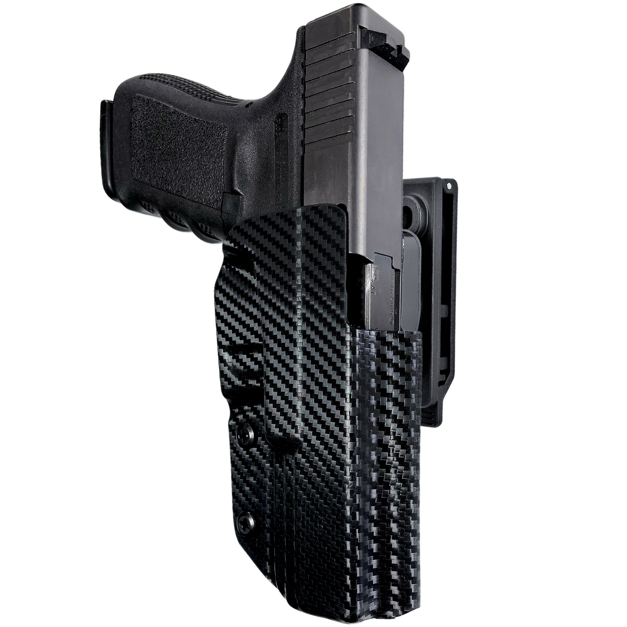 OWB Quick Release IDPA Holster in Carbon Fiber