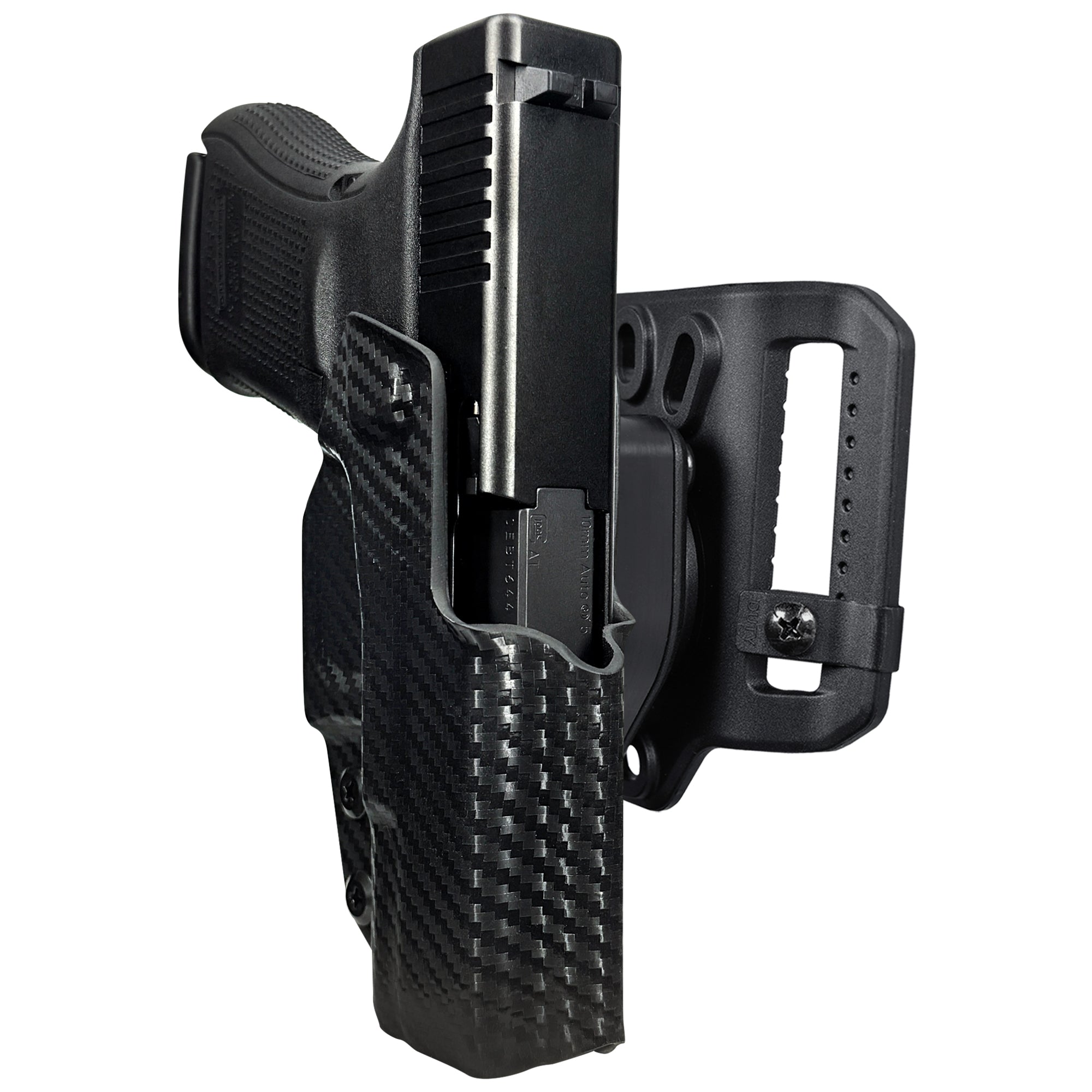 Glock 29 Gen5 Quick Release Belt Loop Holster in Carbon Fiber