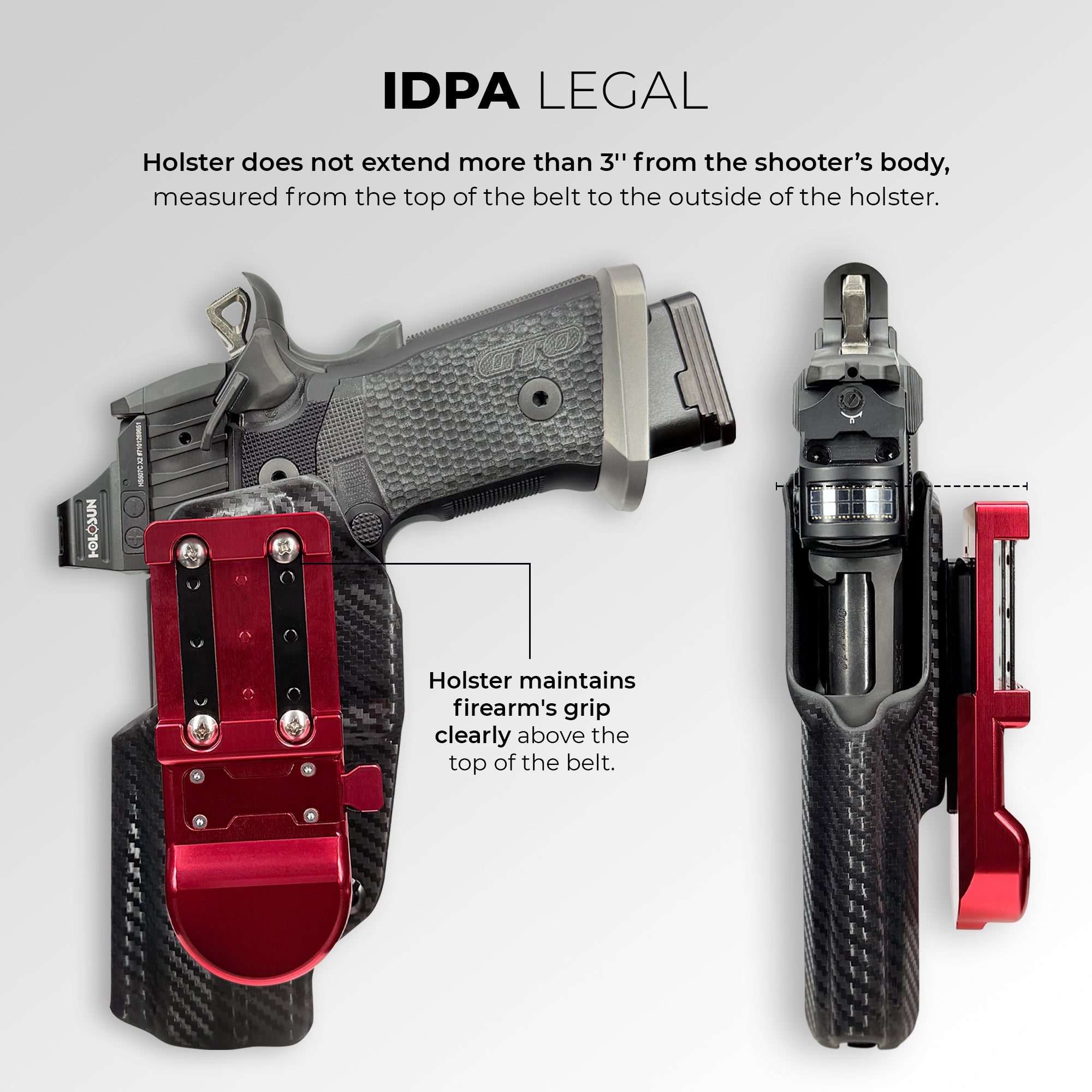 Quick Mount IDPA Belt Attachment