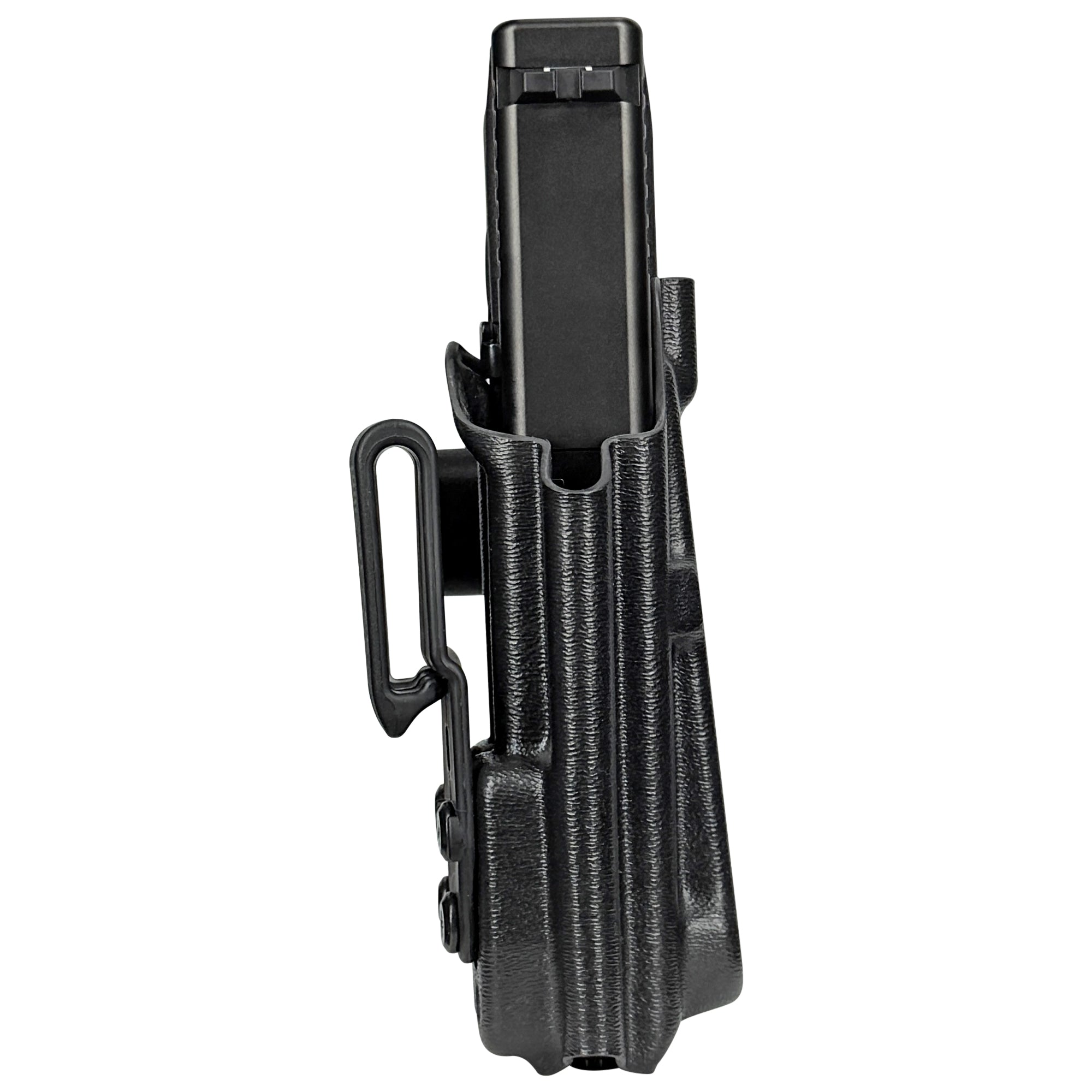 Glock 19, 23, 45 (Gen-5) AIWB Dual Clip X Holster