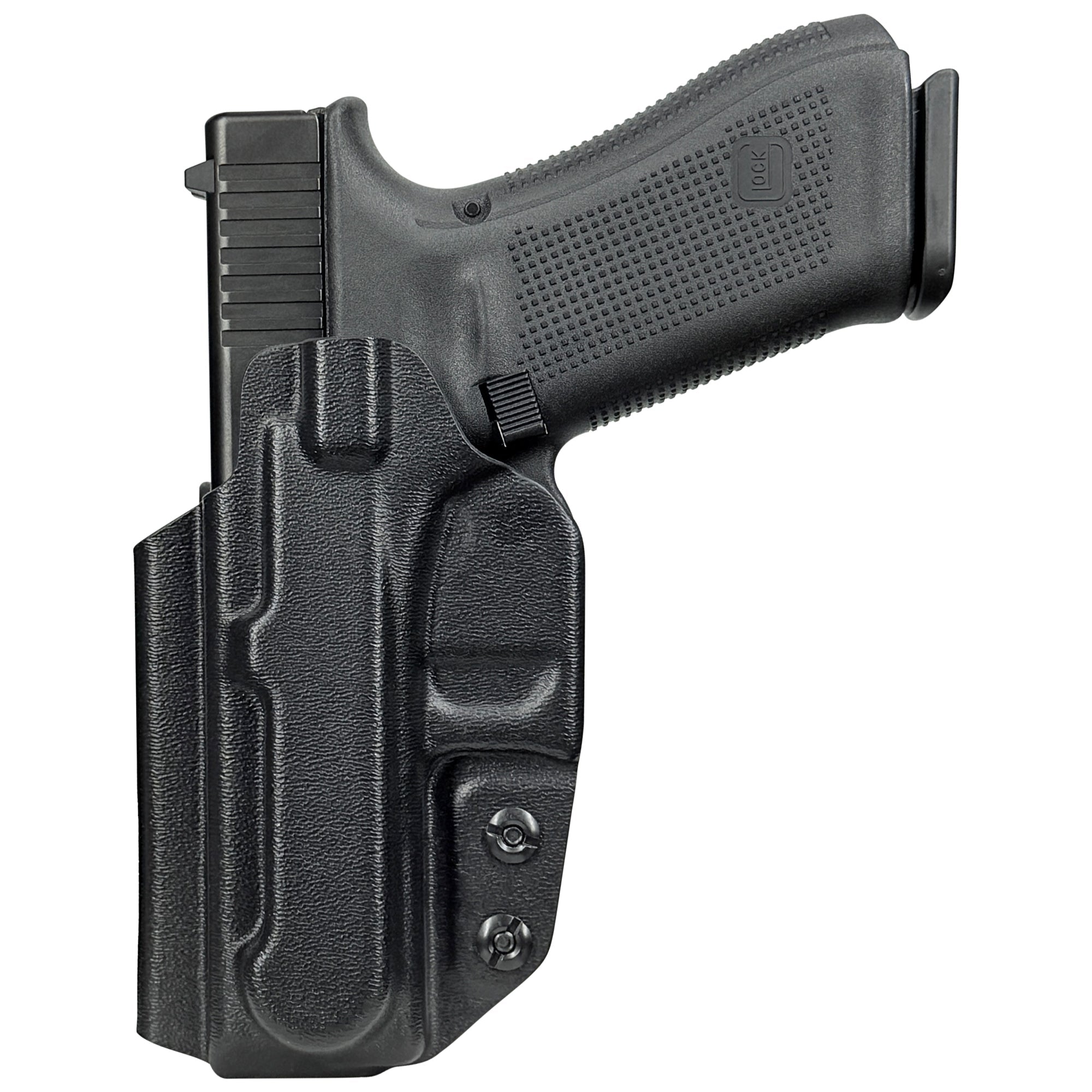 Glock 19, 23, 45 (Gen-5) AIWB Dual Clip X Holster