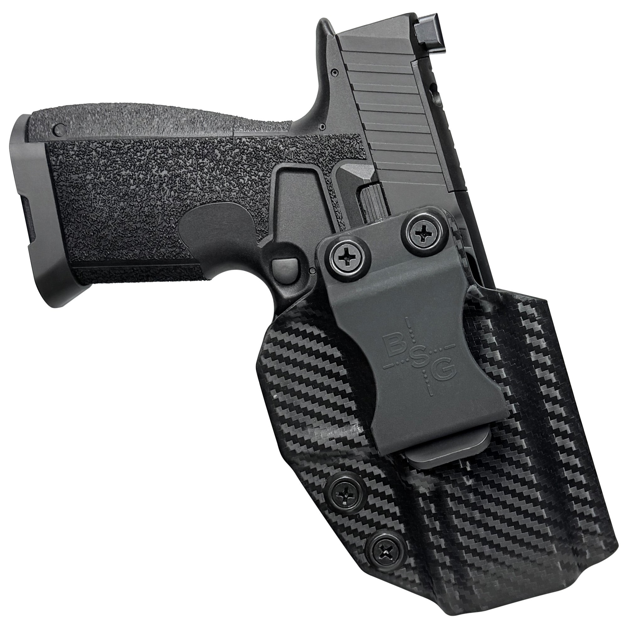 Kimber R7 Mako CC Inside the Waistband Holster in Carbon Fiber - Front