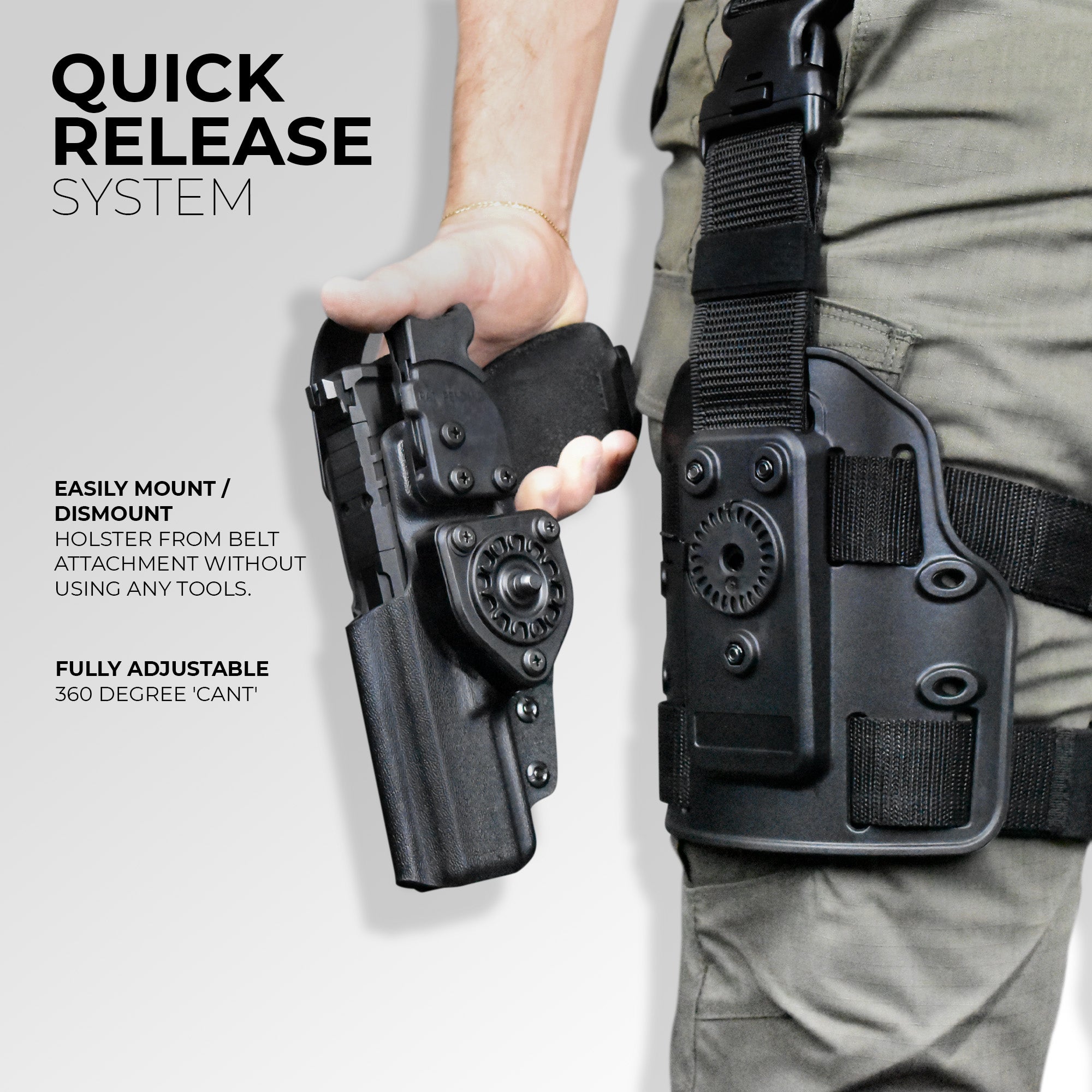 Bersa M2XI Level II Drop Leg Holster
