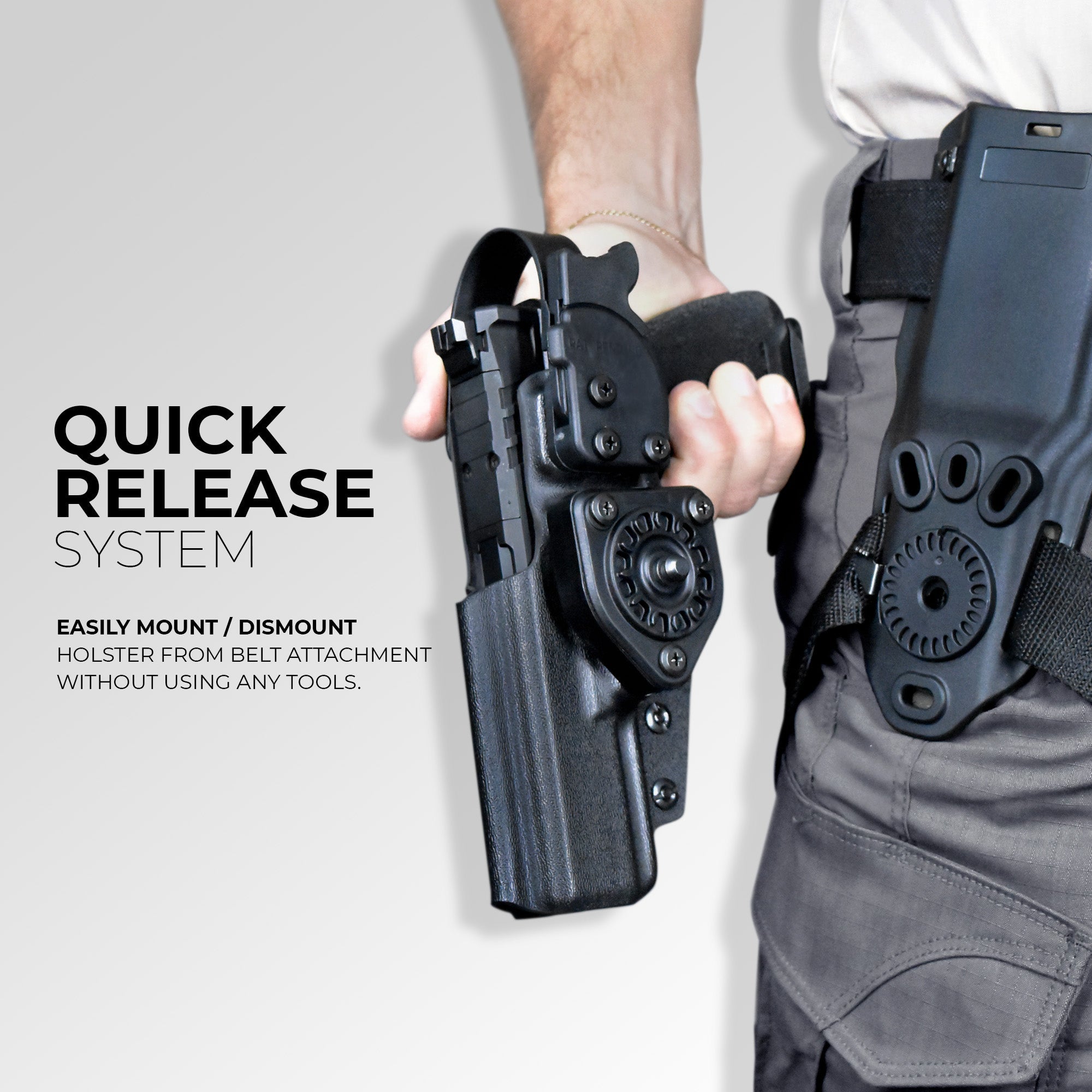 Ruger RXM 4.5'' Level II Duty Drop & Offset Holster