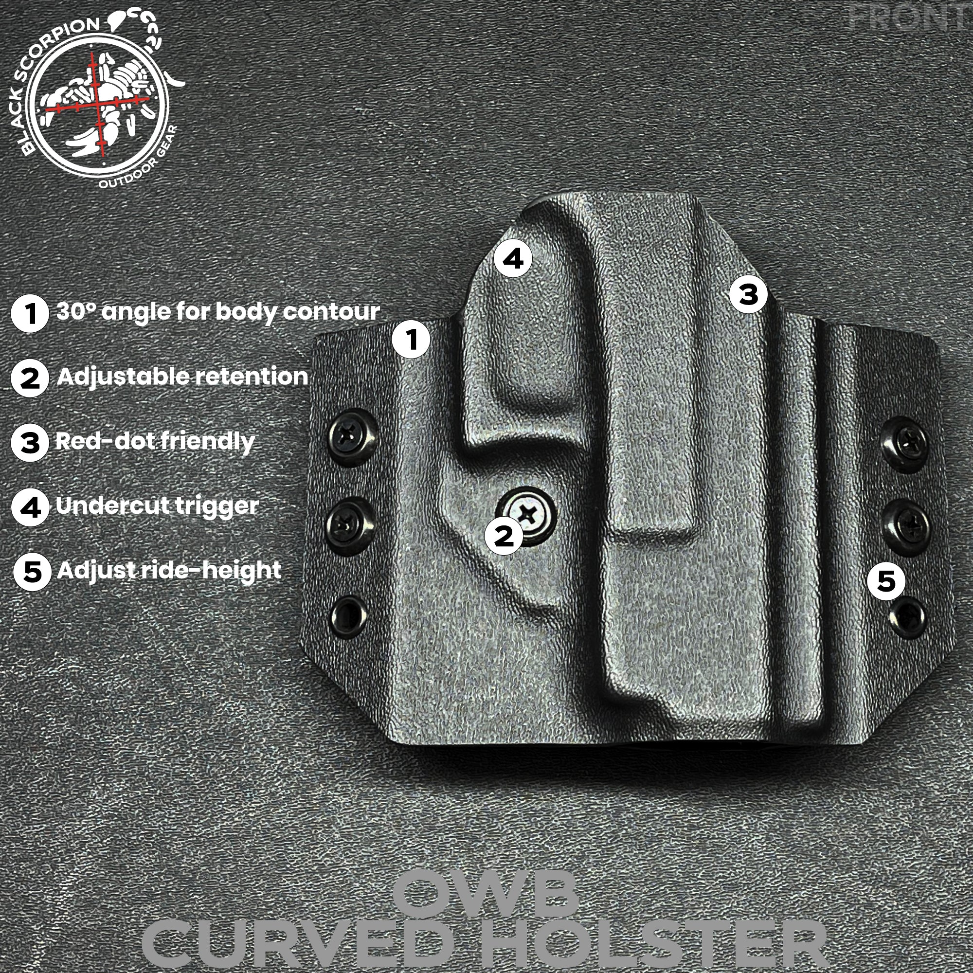 Springfield Armory Echelon OWB Curved Holster
