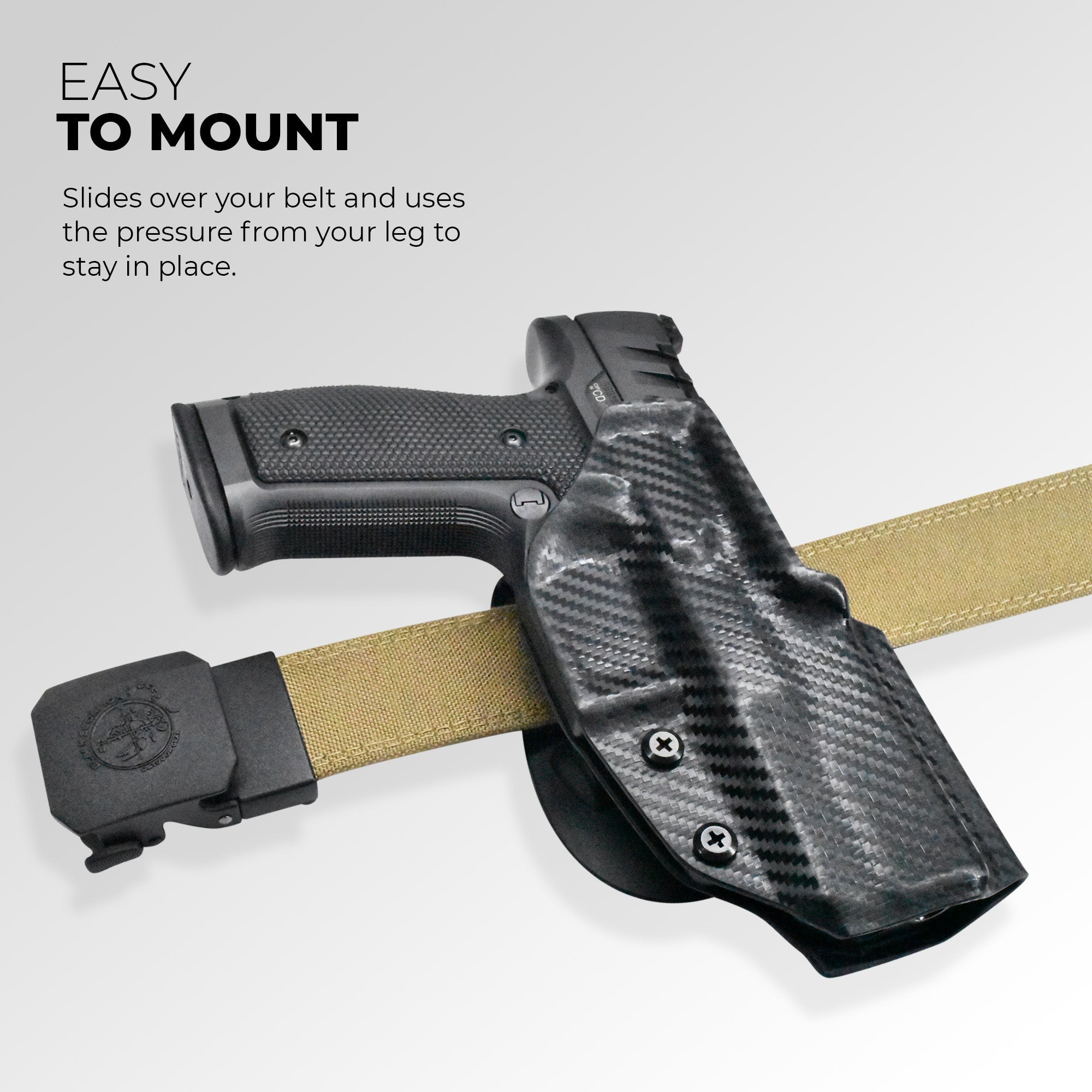 Sig Sauer P365 Fuse w/ Align Tactical Thumb Rest Pro IDPA Competition Holster