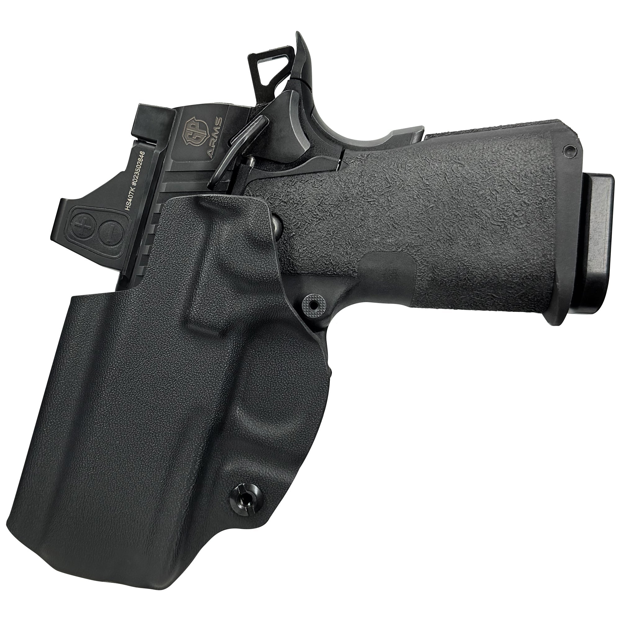 GP Arms Forza 3.1 Holster IWB Belt Wing Tuckable in Black - Back