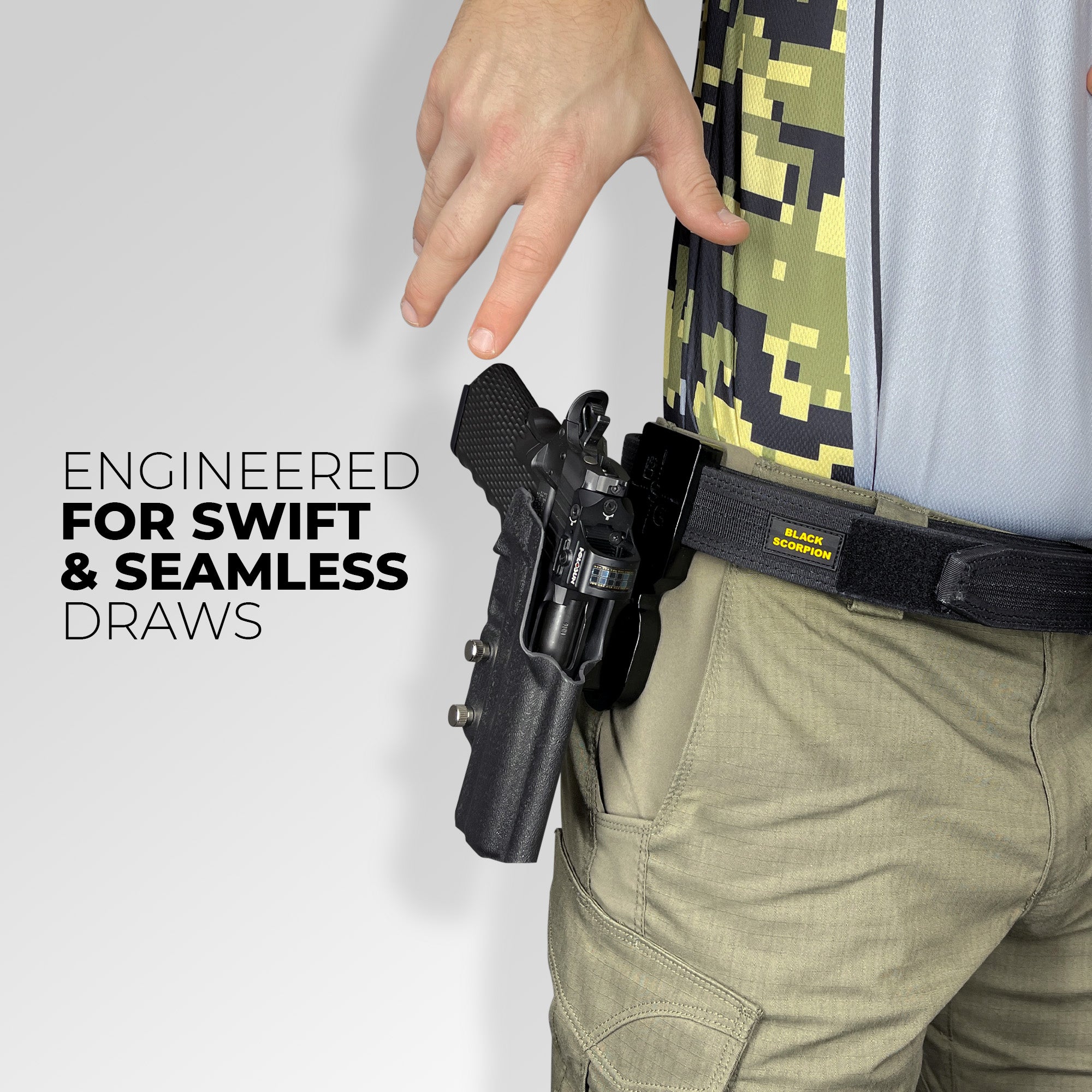 Pro Heavy Duty Competition Holster Black BA - 1