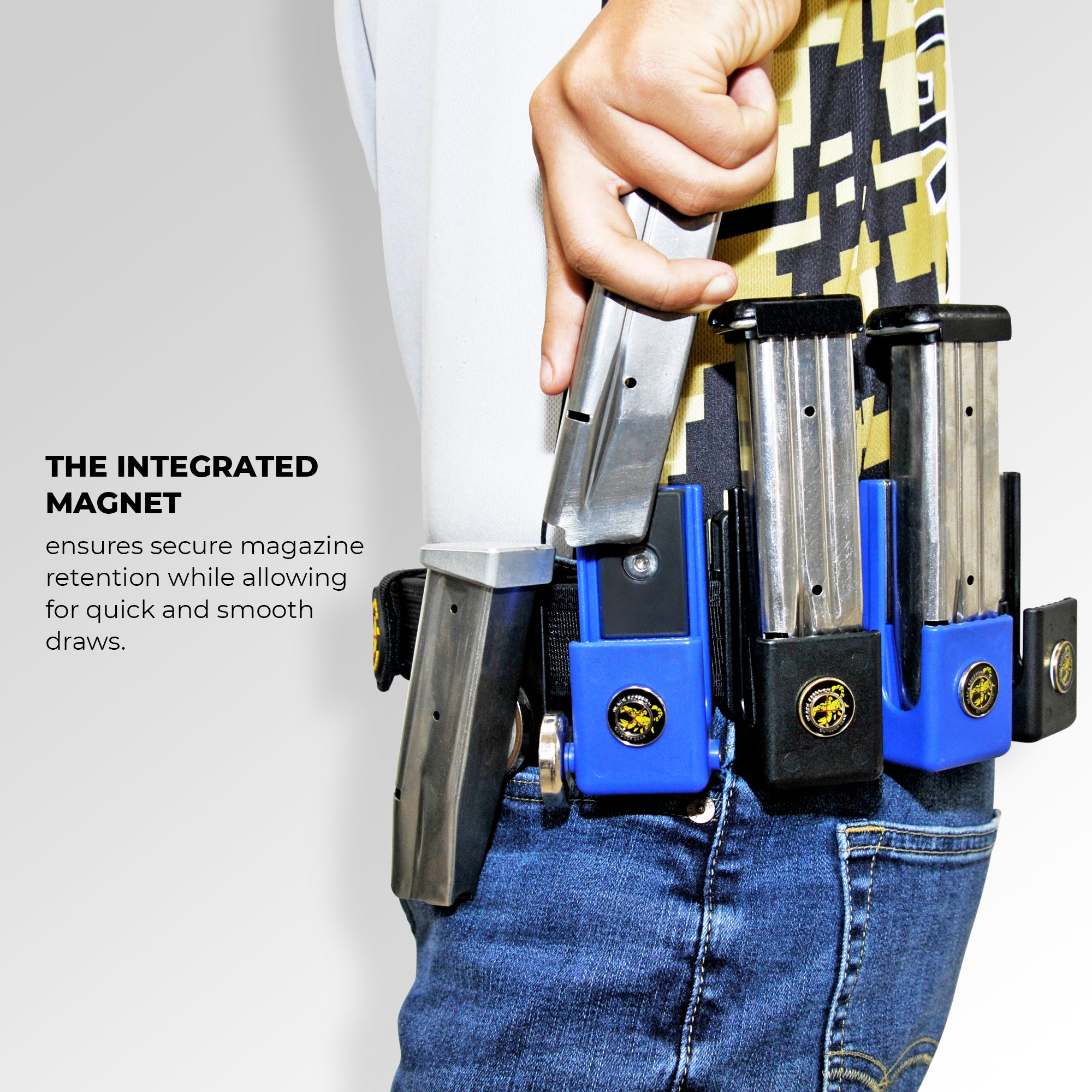 Double Stack Competition Magnetic Magazine Pouch fits 2011 Magazines