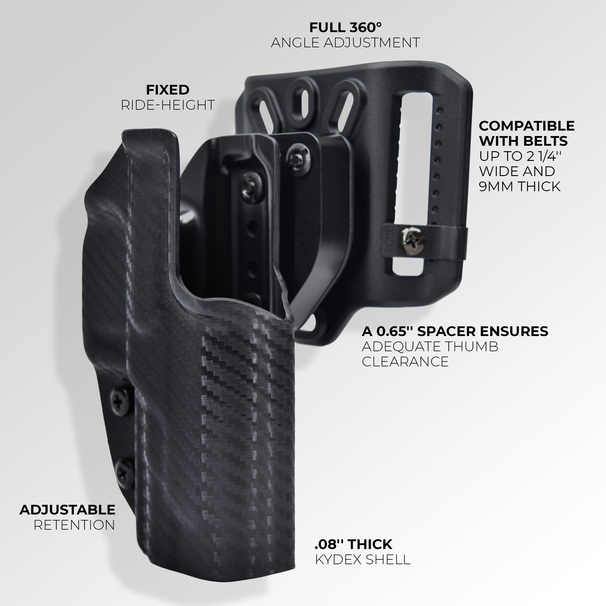 Quick Release Belt Loop Holster Product Highlight 6