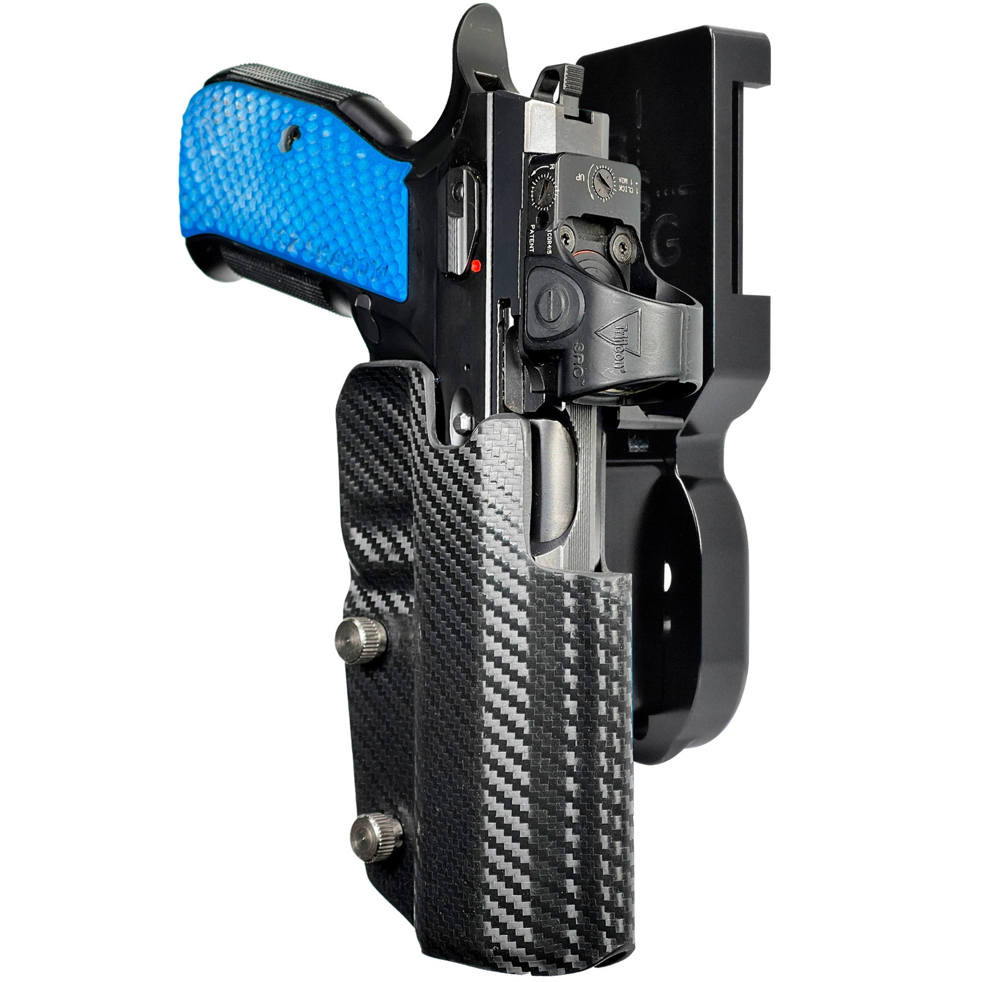 CZ Shadow 2 w/ TEvo Sports Thumb Rest Pro Heavy Duty Competition Holster