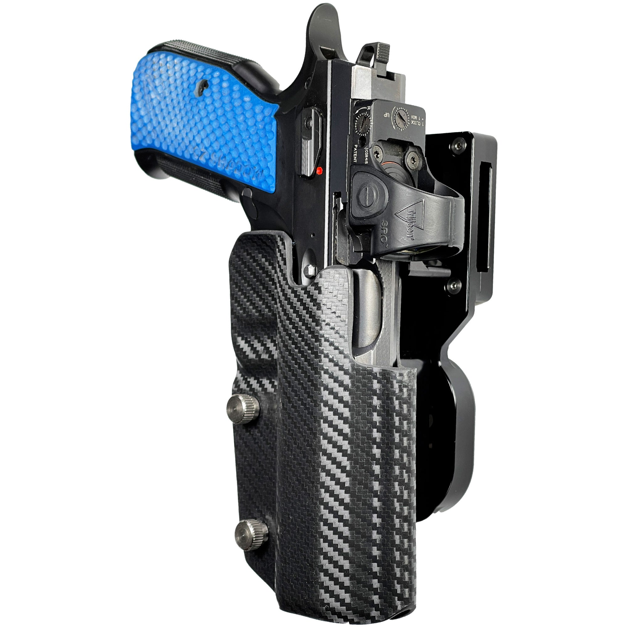 CZ Shadow 2 w/ TEvo Sports Thumb Rest Pro Heavy Duty Competition Holster