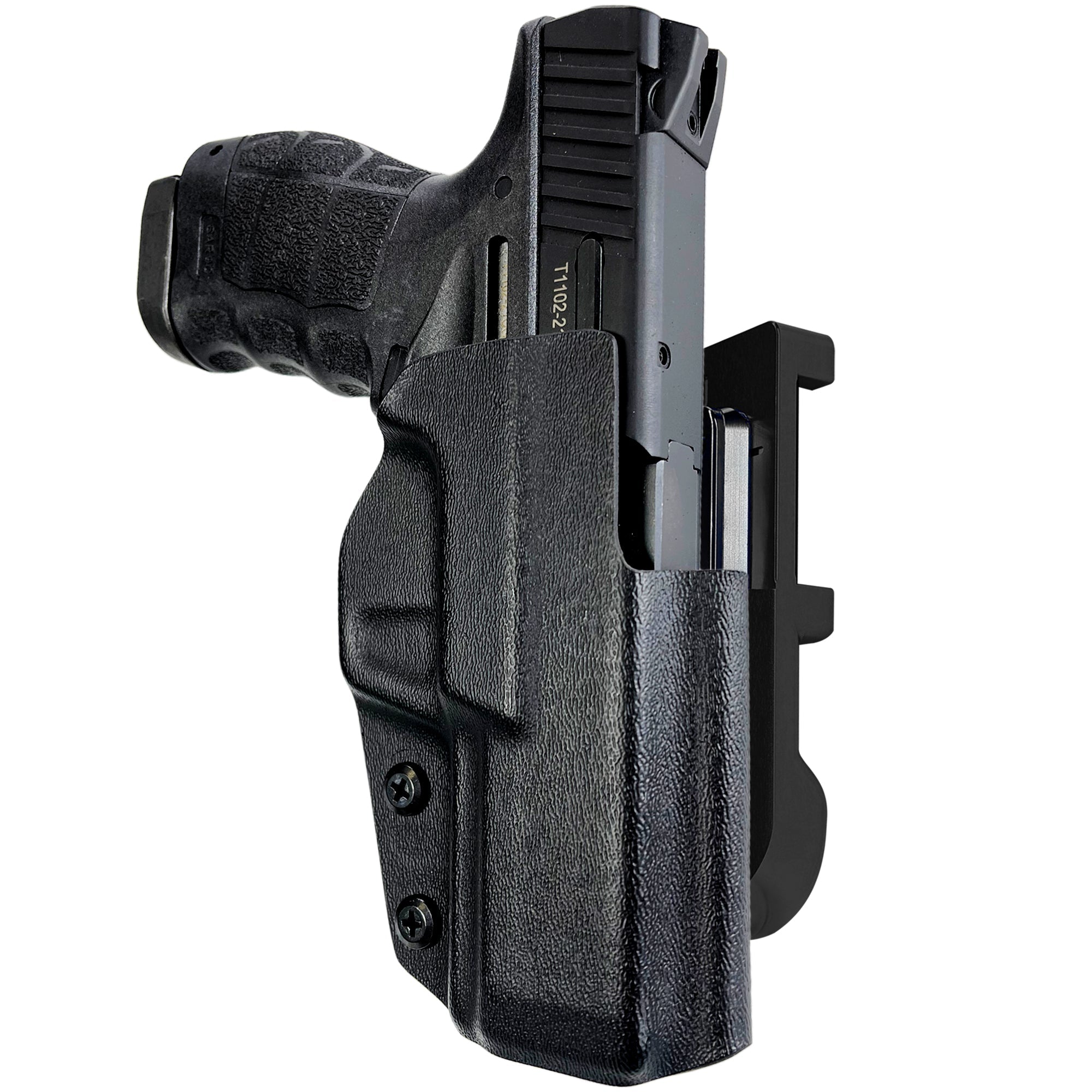 SAR SAR9 C IDPA Quick Mount Holster with Black Belt Attachment, Black Holster Shell