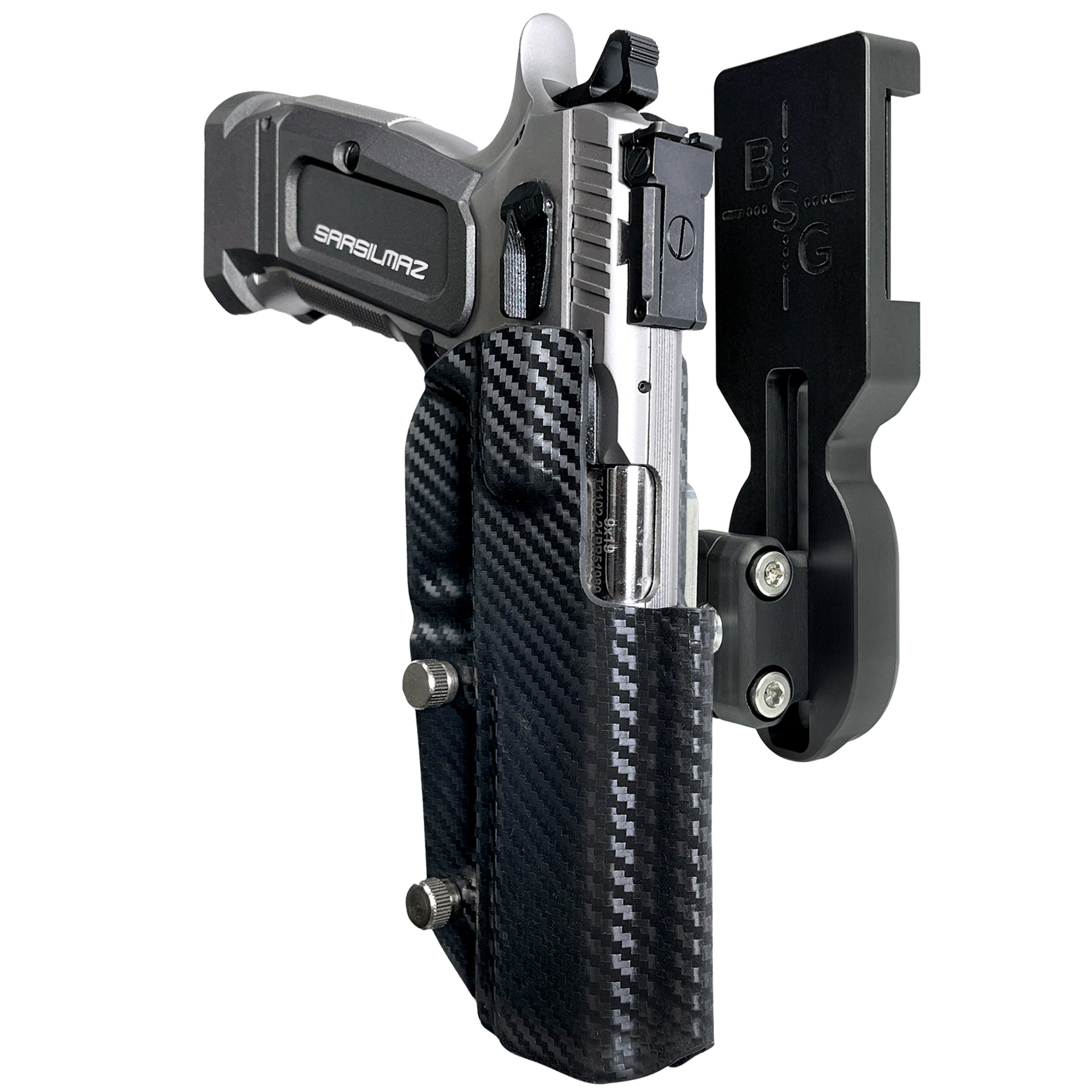 SAR K-12 Sport Pro Ball Joint Competition Holster in Carbon Fiber