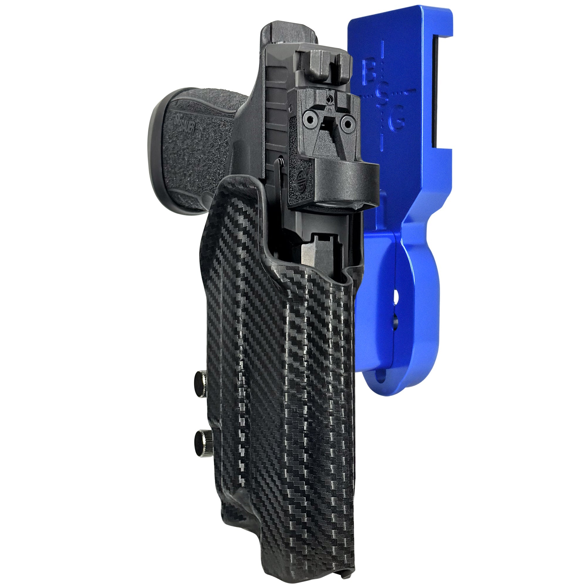 Sig P365 Fuse TLR-7X Pro Heavy Duty Competition Holster in Blue / Carbon Fiber