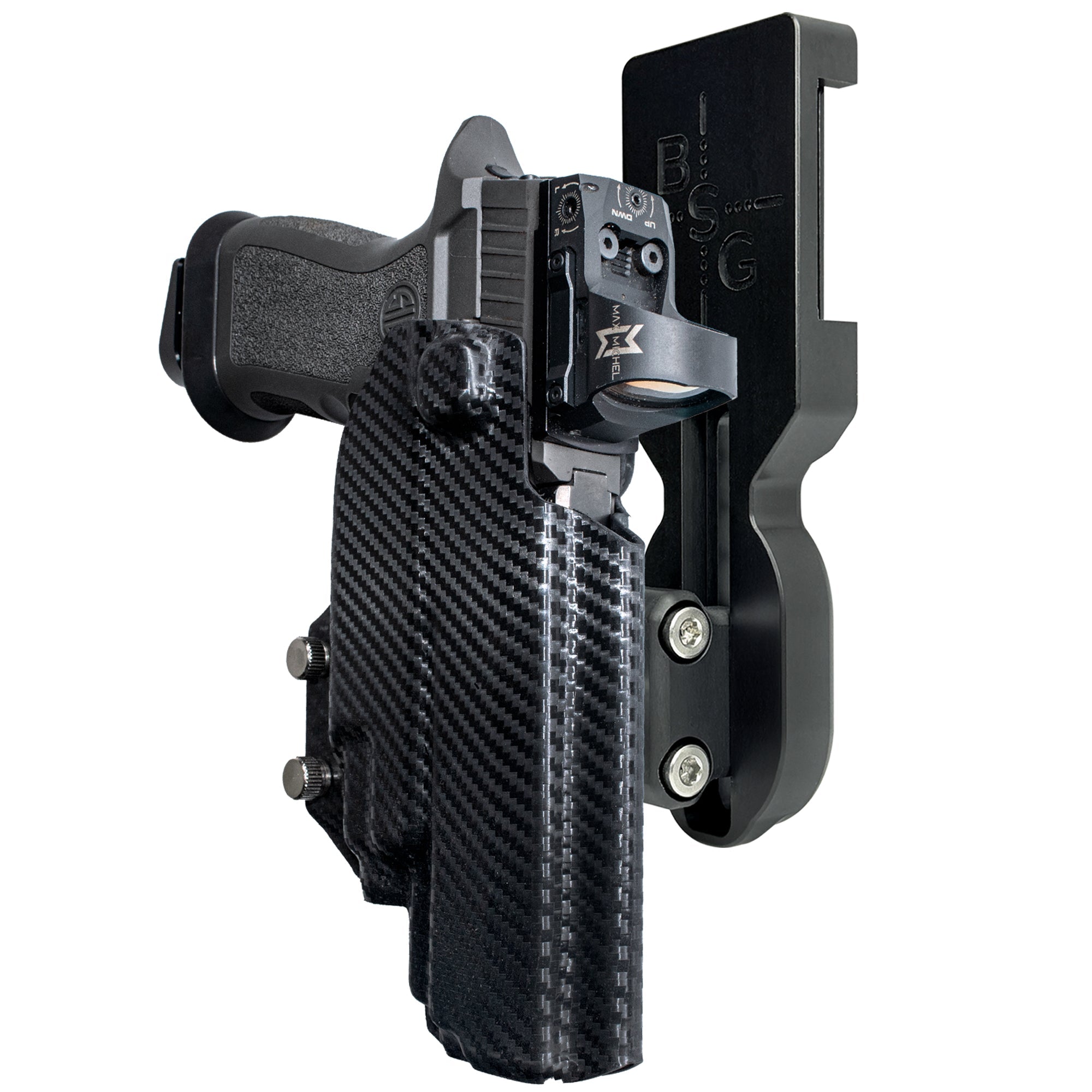 Sig P320 FS TLR8 Pro Ball Joint Competition Holster in Carbon Fiber