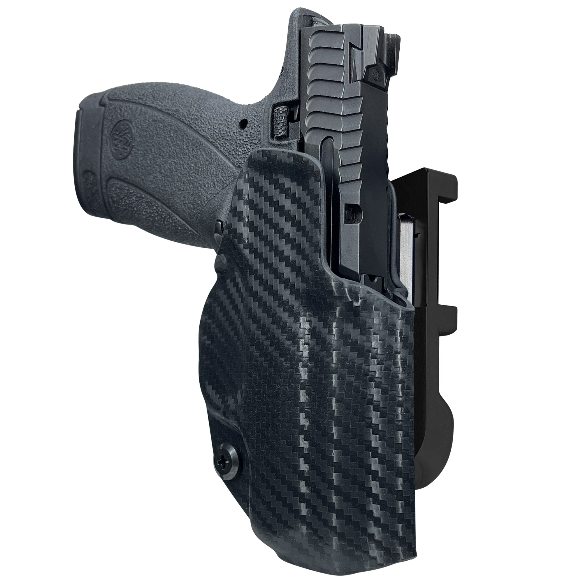 S&W Bodyguard 2.0 IDPA Quick Mount Holster with Black Belt Attachment, Carbon Fiber Holster Shell