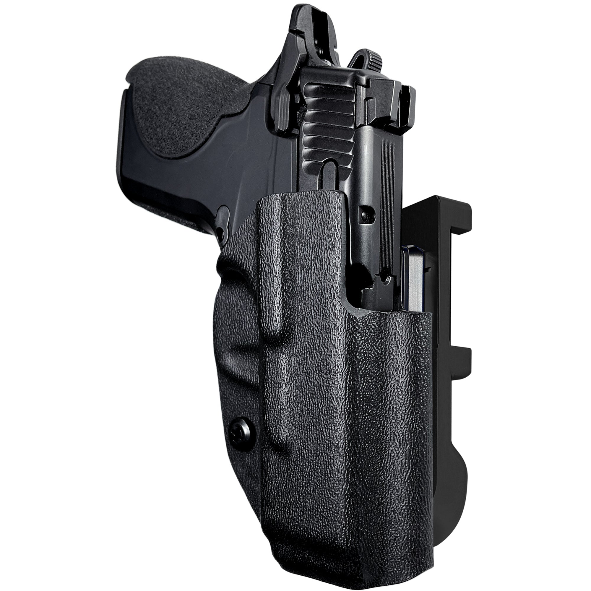 S&W CSX IDPA Quick Mount Holster with Black Belt Attachment, Black Holster Shell