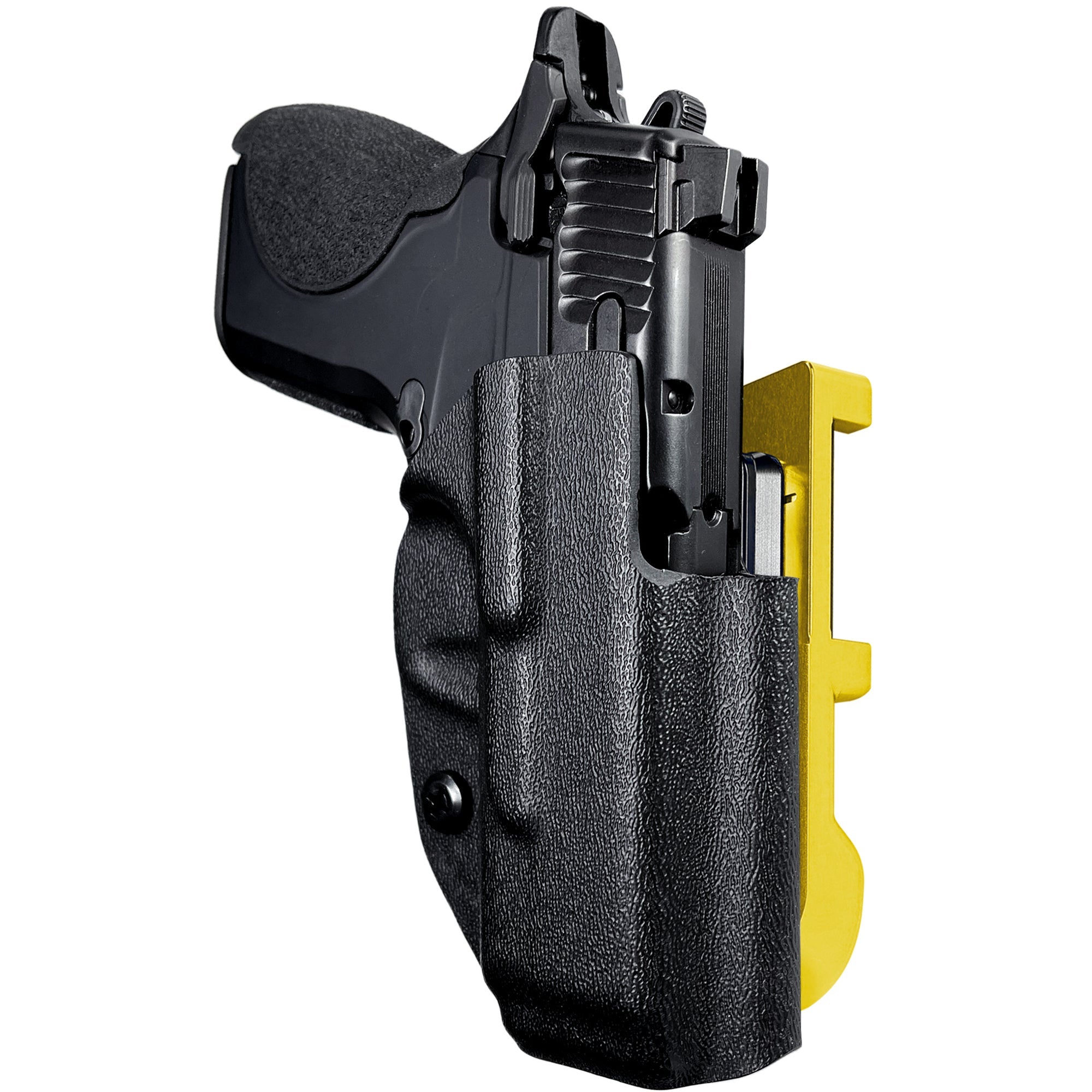 S&W CSX IDPA Quick Mount Holster with 24K Gold Belt Attachment, Black Holster Shell