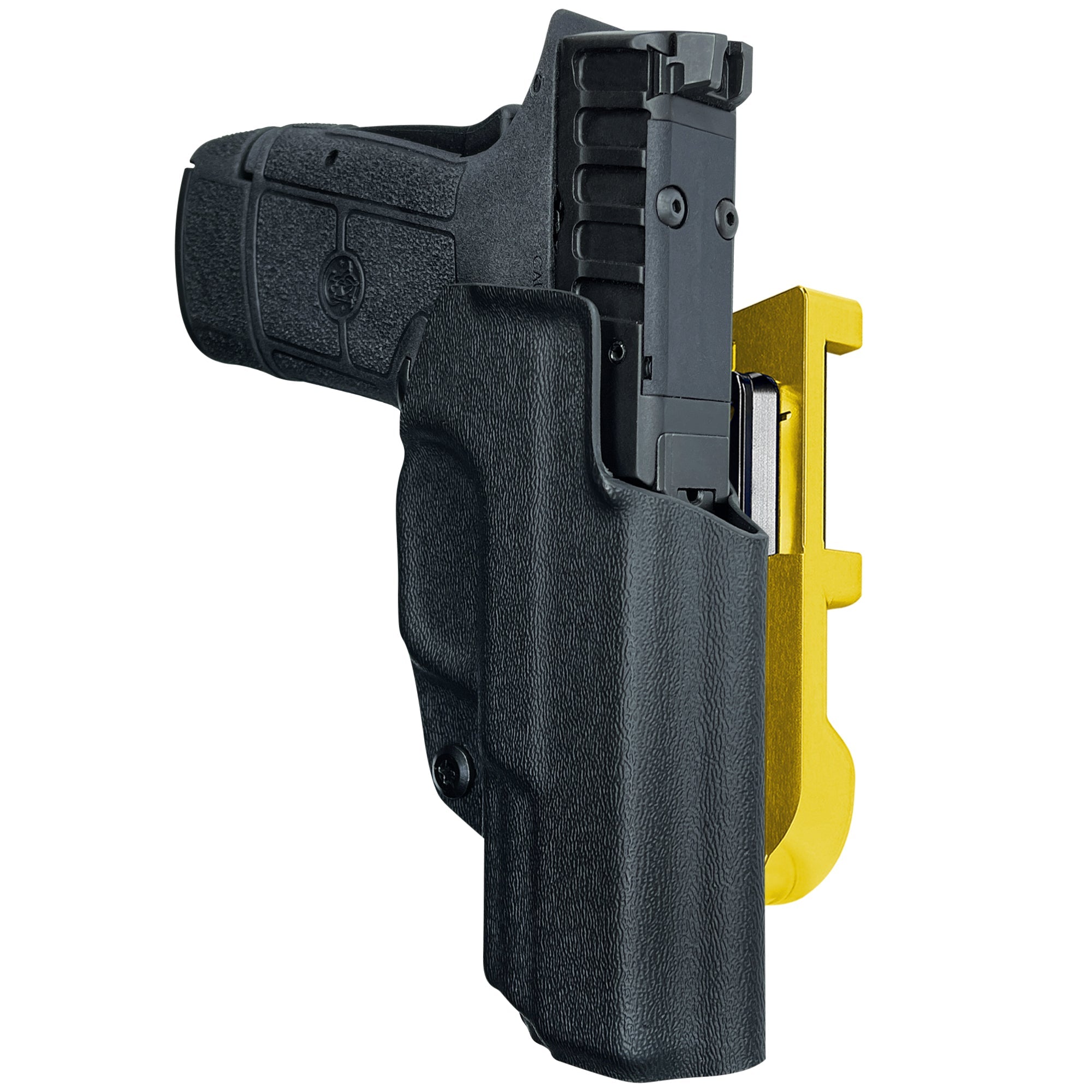 S&W Equalizer IDPA Quick Mount Holster with 24K Gold Belt Attachment, Black Holster Shell