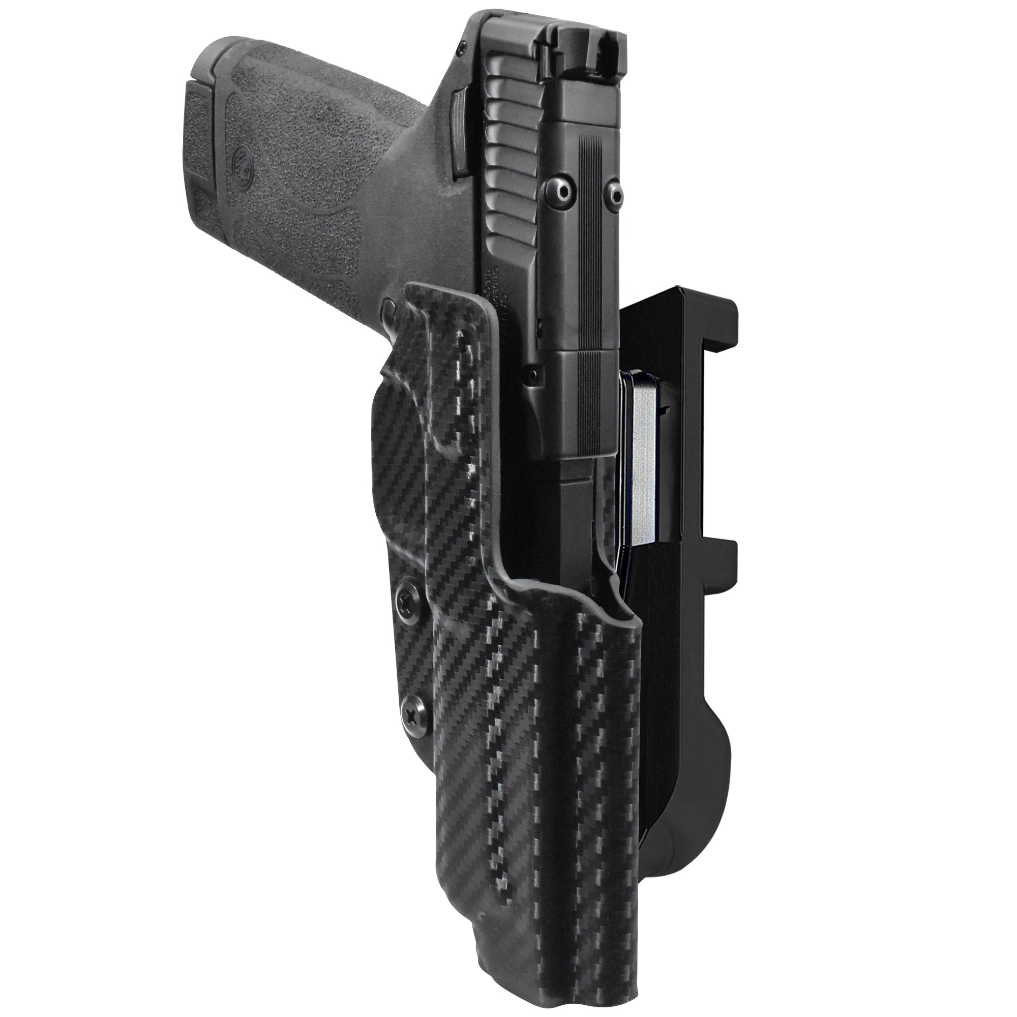 S&W M&P22 Magnum IDPA Quick Mount Holster with Black Belt Attachment, Carbon Fiber Holster Shell