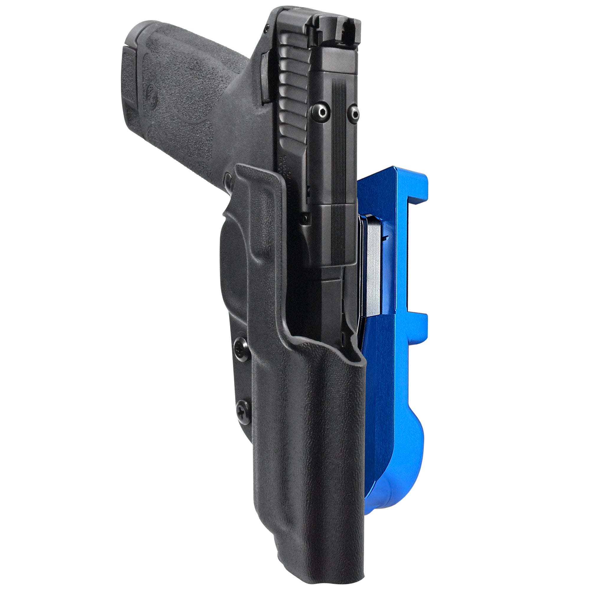 S&W M&P22 Magnum IDPA Quick Mount Holster with Blue Belt Attachment, Black Holster Shell