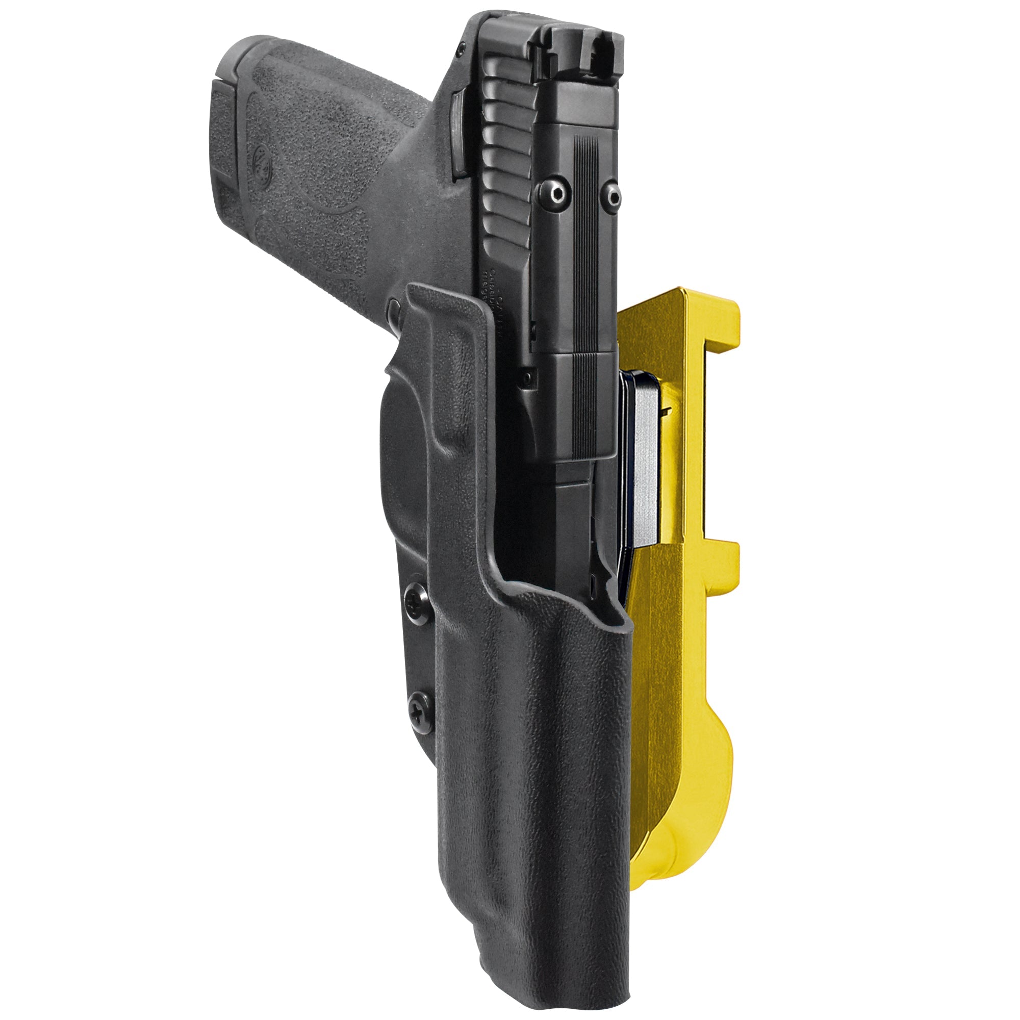 S&W M&P22 Magnum IDPA Quick Mount Holster with 24K Gold Belt Attachment, Black Holster Shell