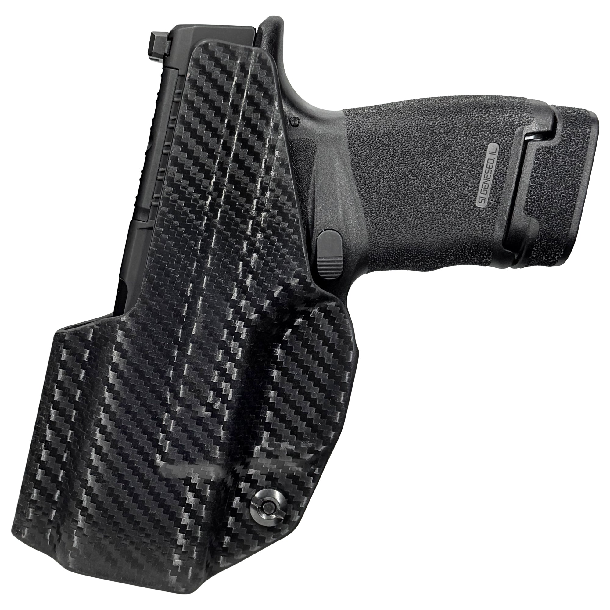 SA Hellcat .380 Inside the Waistband Holster in Carbon Fiber - Rear