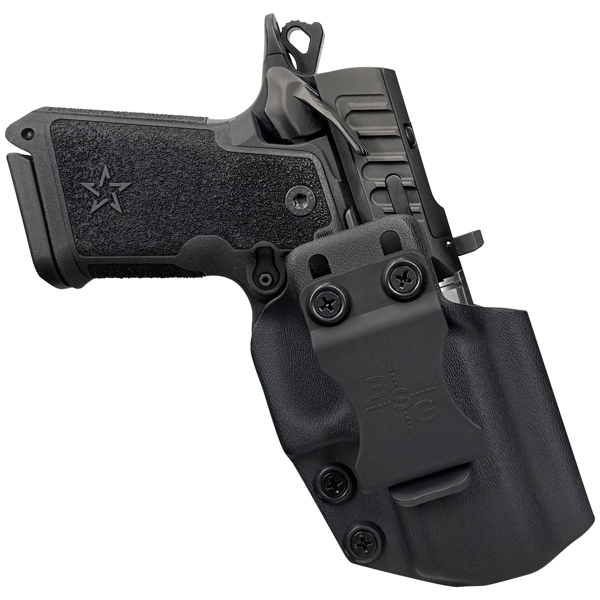 Staccato HD C3.6 Inside the Waistband Holster in Black - Front