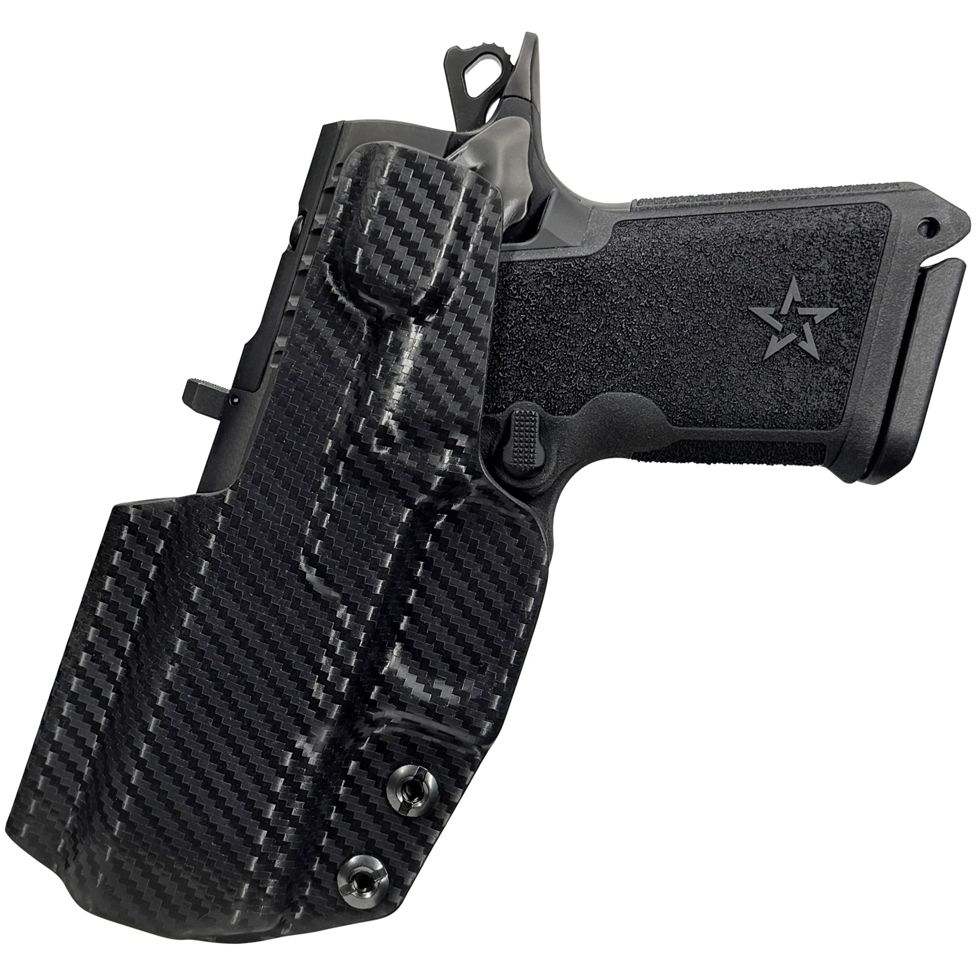 Staccato HD C3.6 Inside the Waistband Holster in Carbon Fiber - Rear