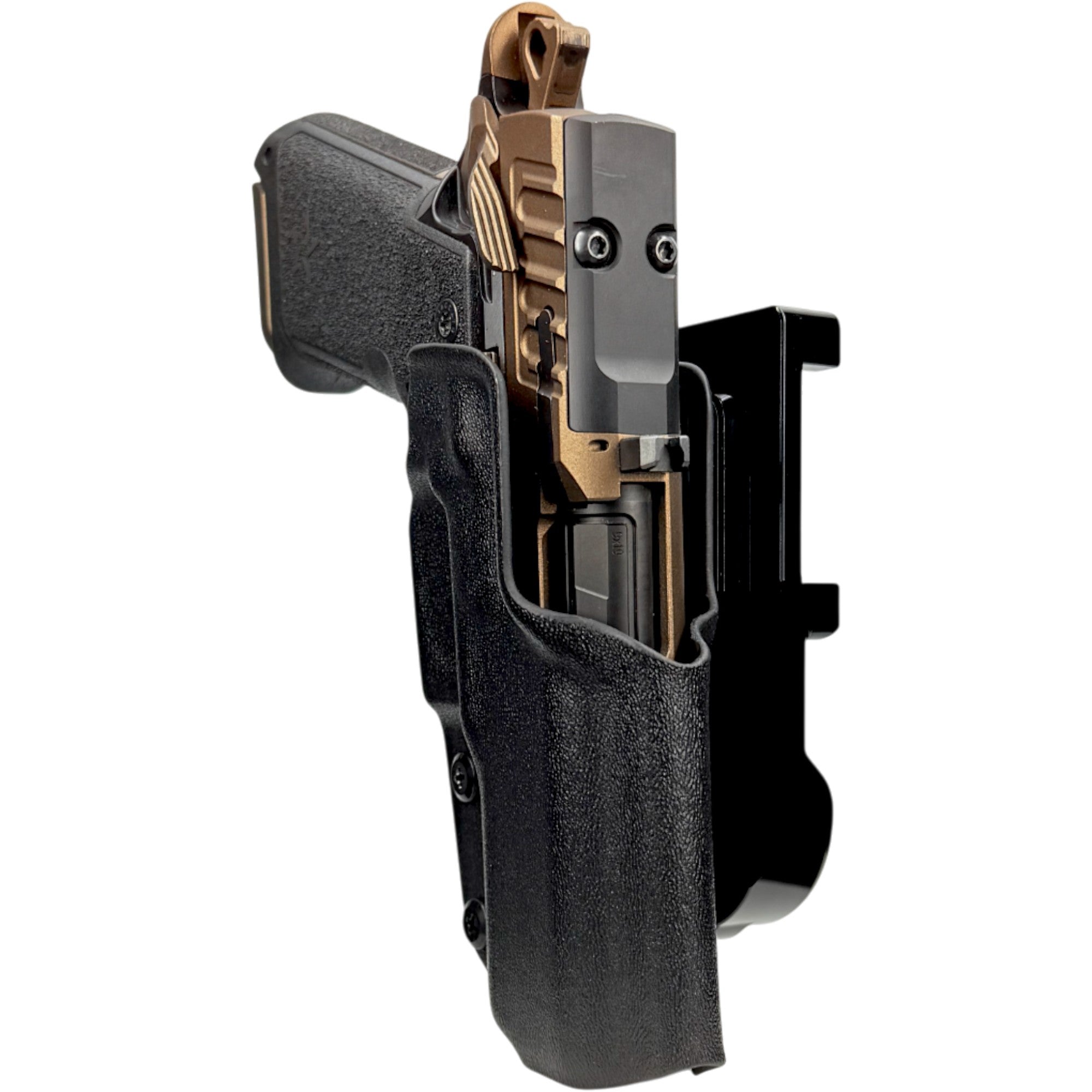 Staccato HD P4 IDPA Quick Mount Holster with Black Belt Attachment, Black Holster Shell