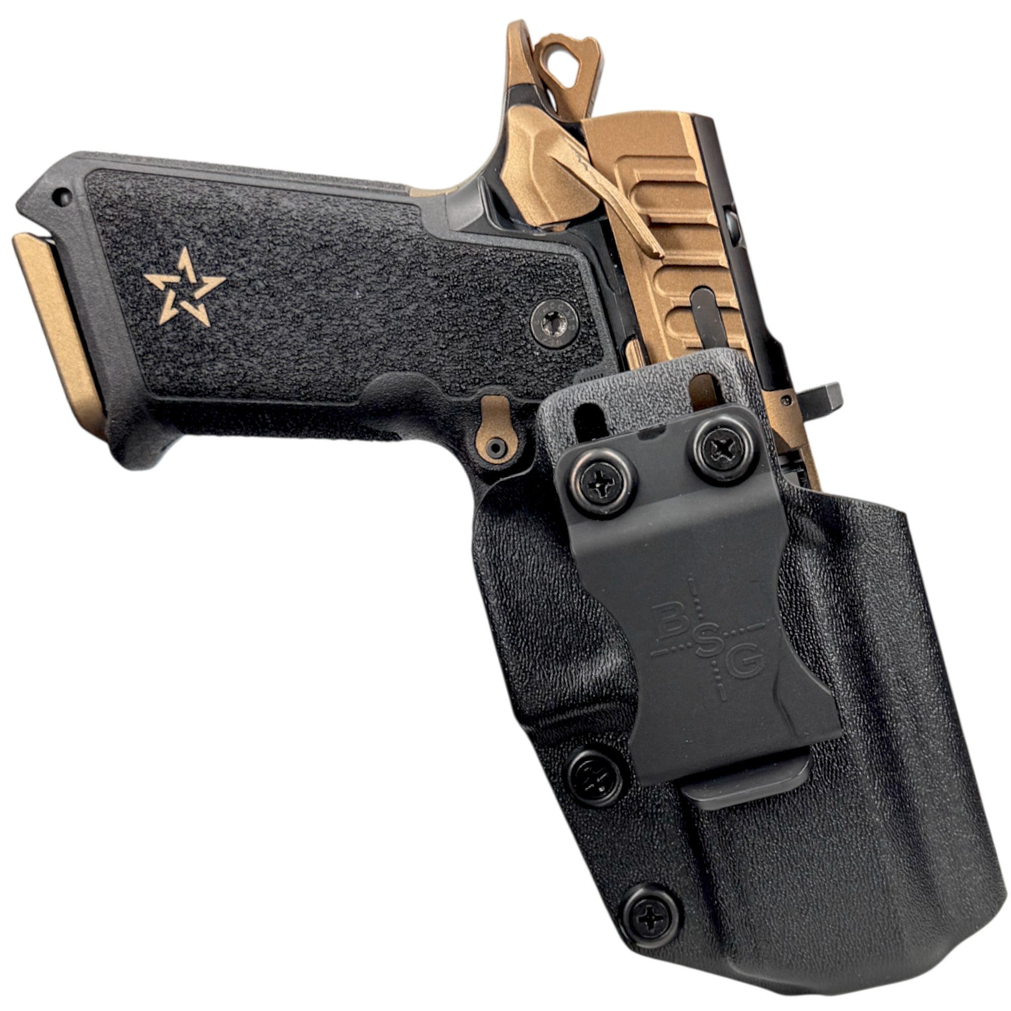 Staccato HD P4 Inside the Waistband Holster in Black - Front