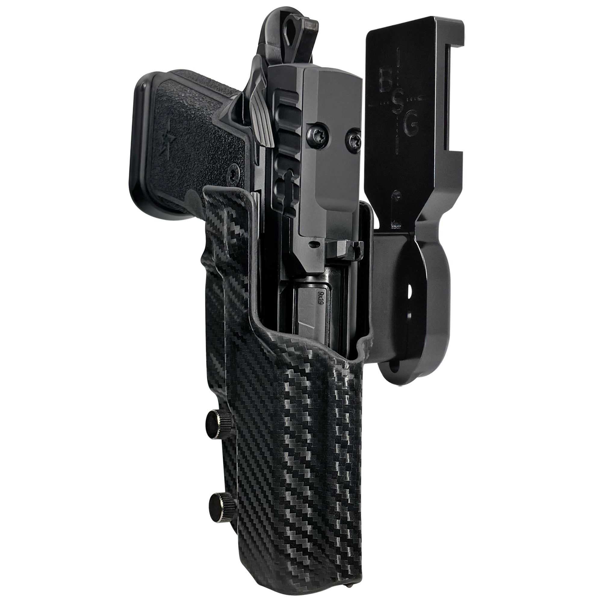 Staccato HD C4X Pro Heavy Duty Competition Holster Pro Heavy Duty Competition Holster Black / Carbon Fiber