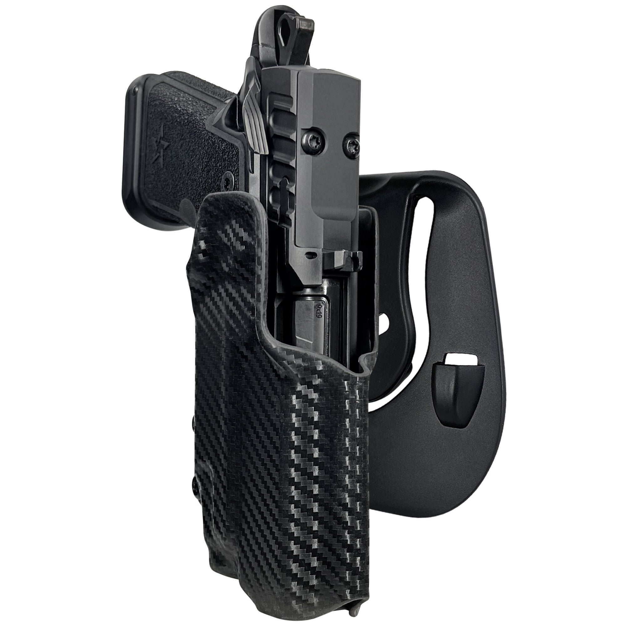 HD C4X TLR-7X OWB Paddle Holster in Carbon Fiber